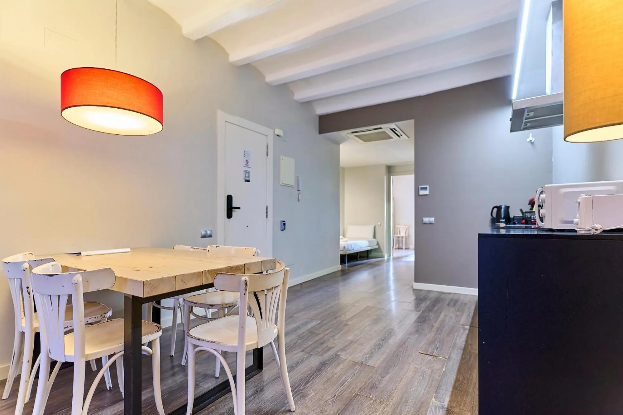 Kitchen or kitchenette in Montserrat Apartments by gaiarooms