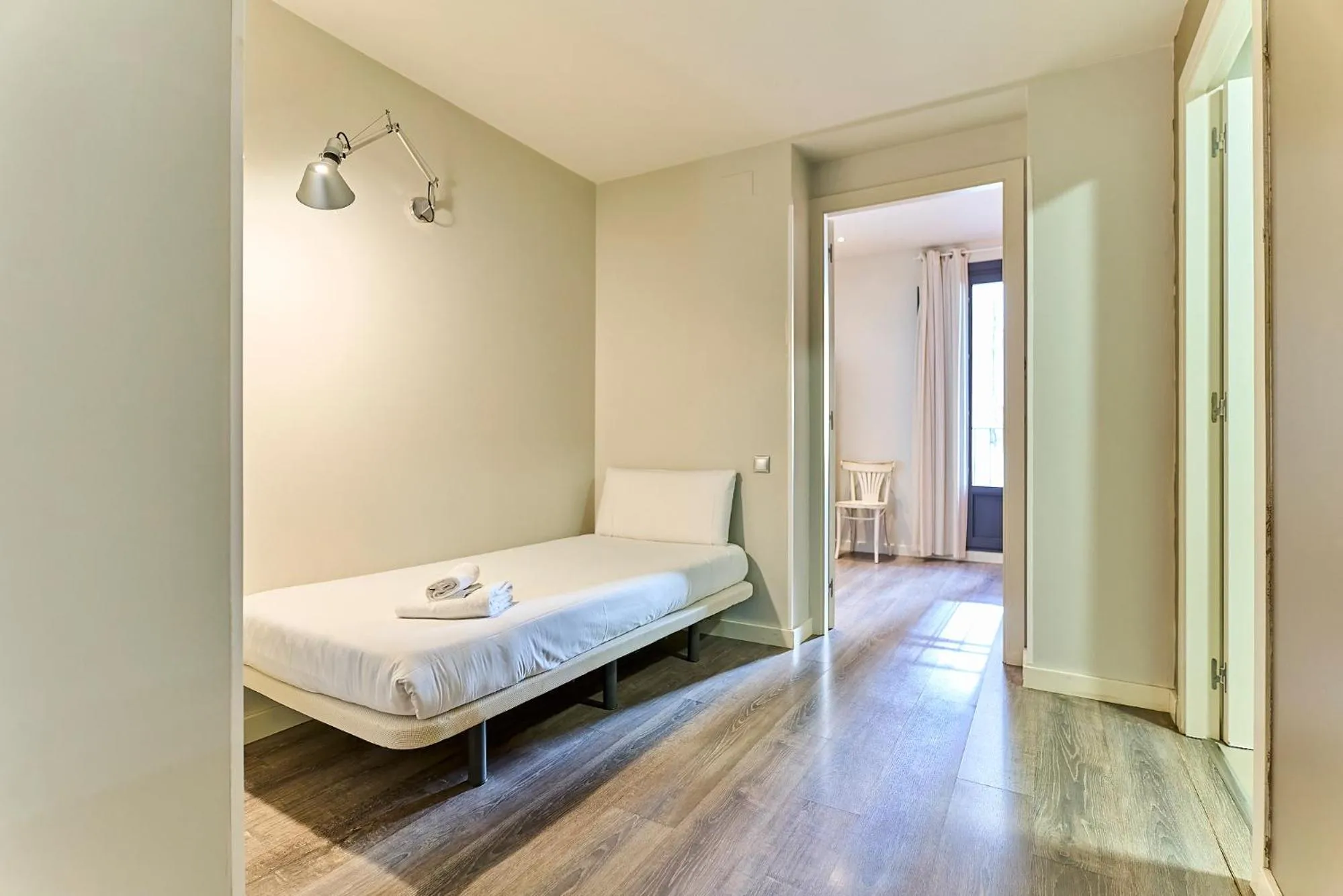 Bed in Montserrat Apartments by gaiarooms