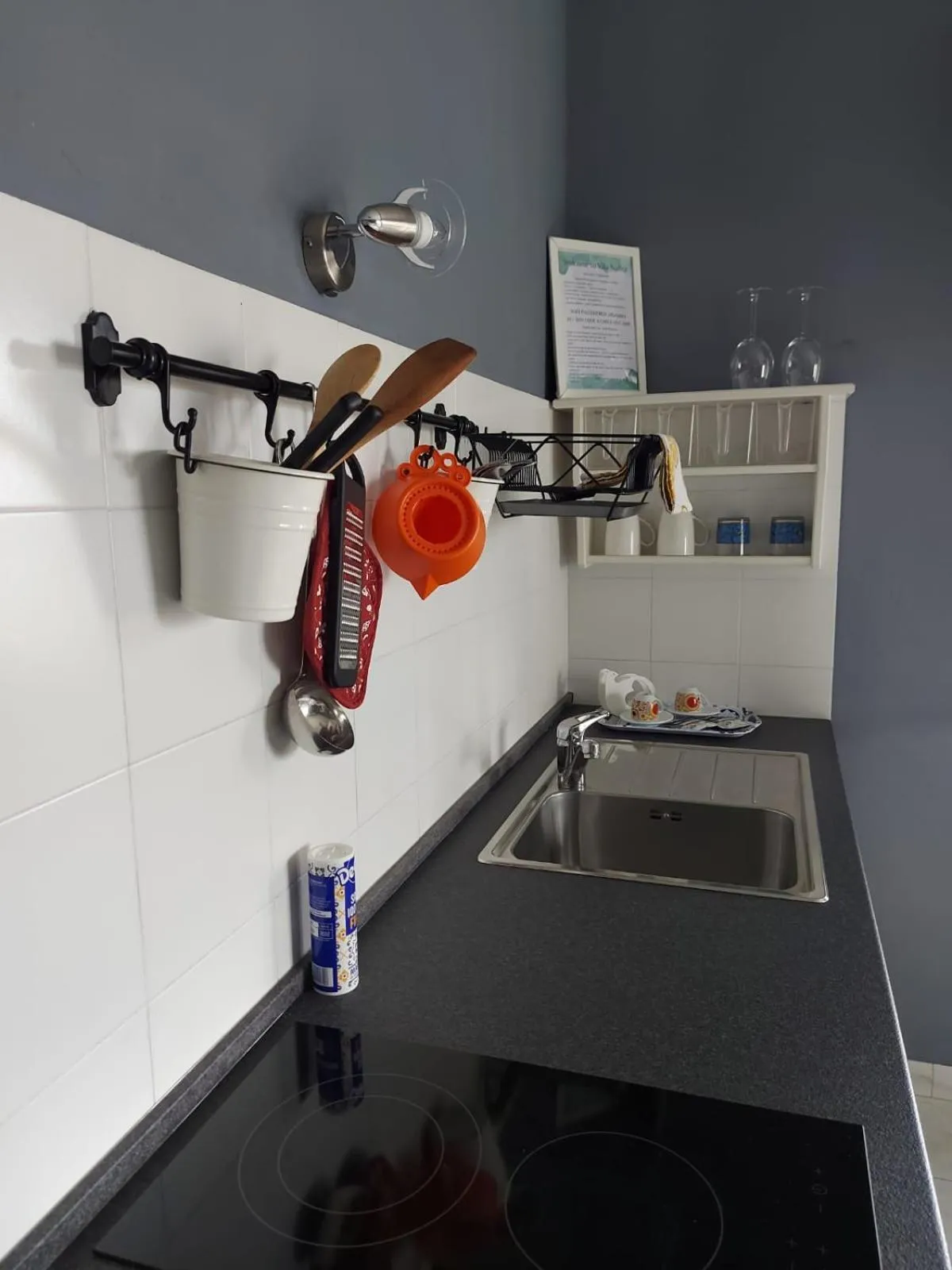 Kitchen or kitchenette in Villa Nadira