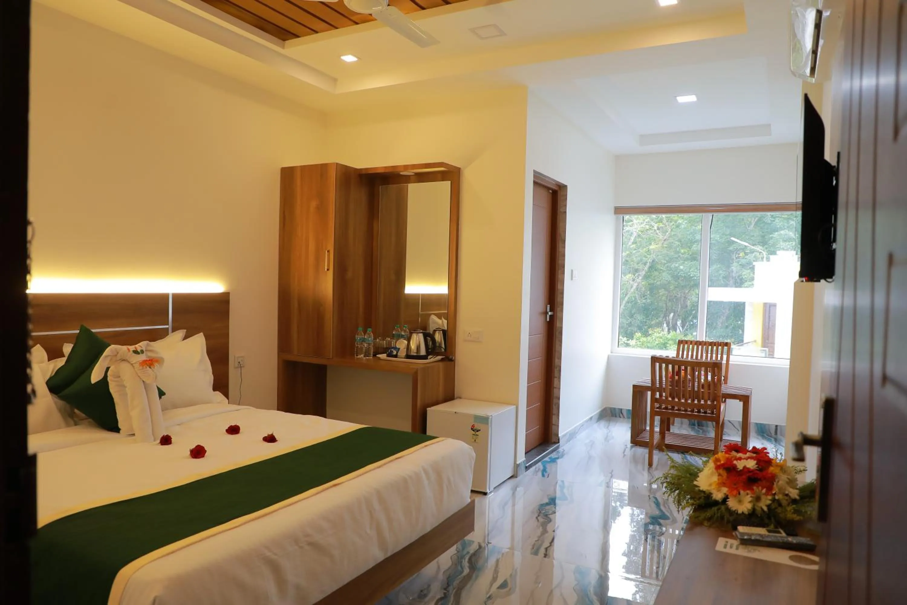 Bedroom, Bed in Delano Residency