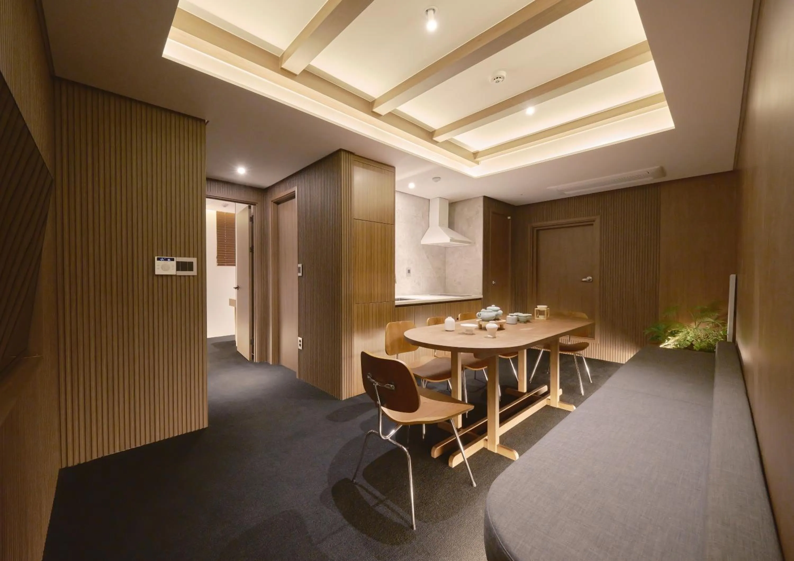 Living room, Dining Area in UH Suite The Myeongdong