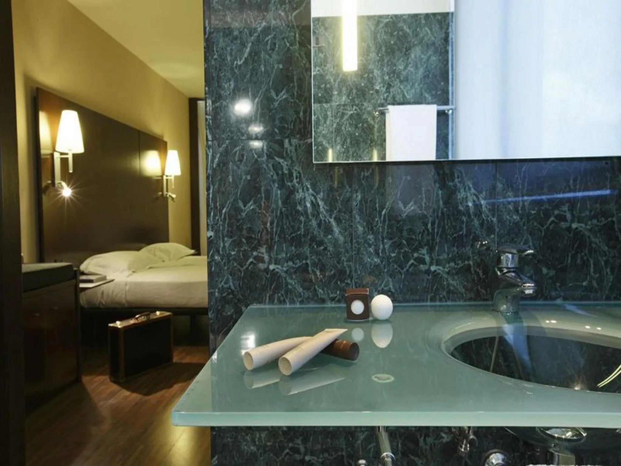 Bathroom in Max Hotel Livorno