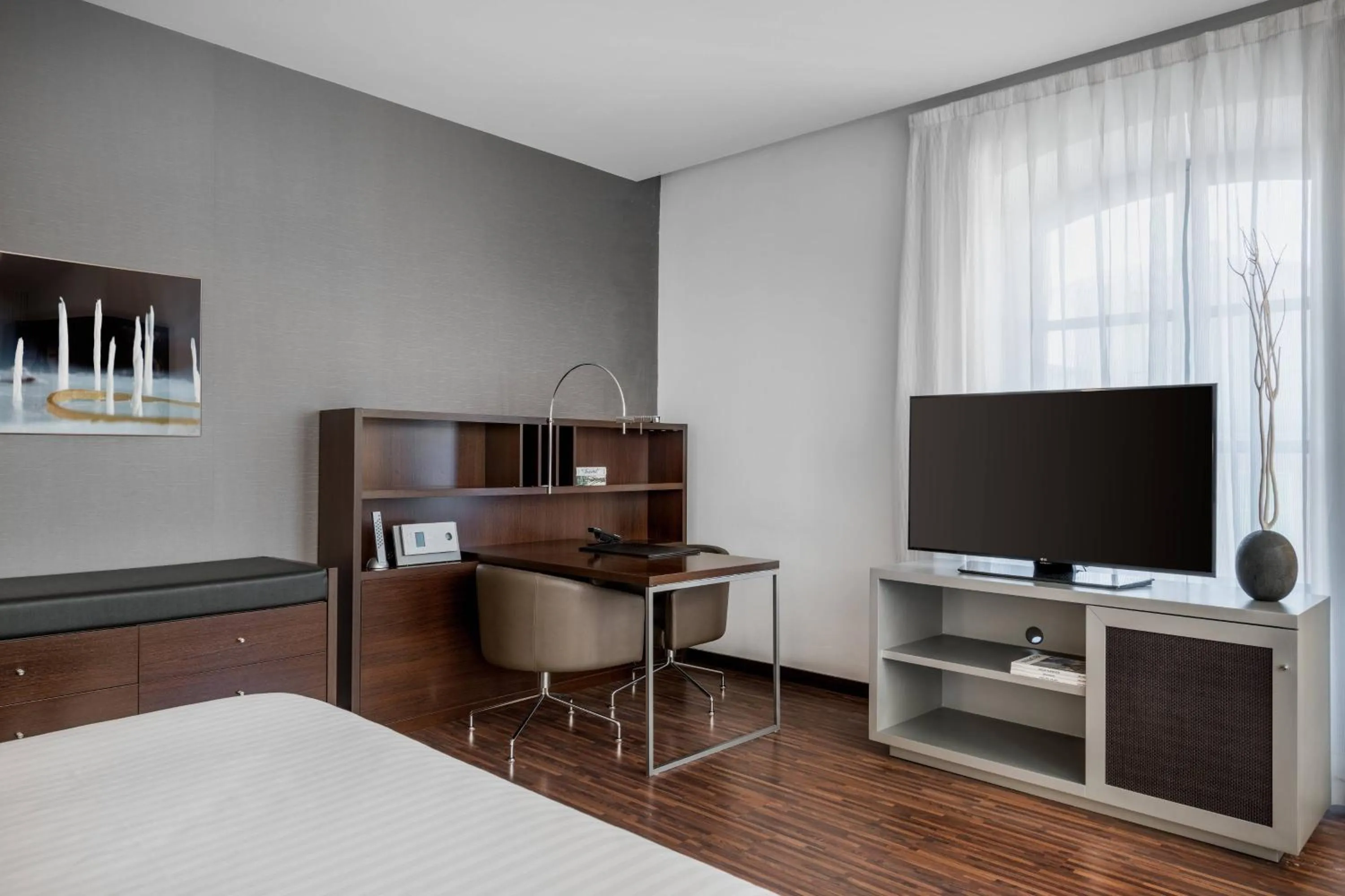 Photo of the whole room, Bed in AC Hotel Torino by Marriott