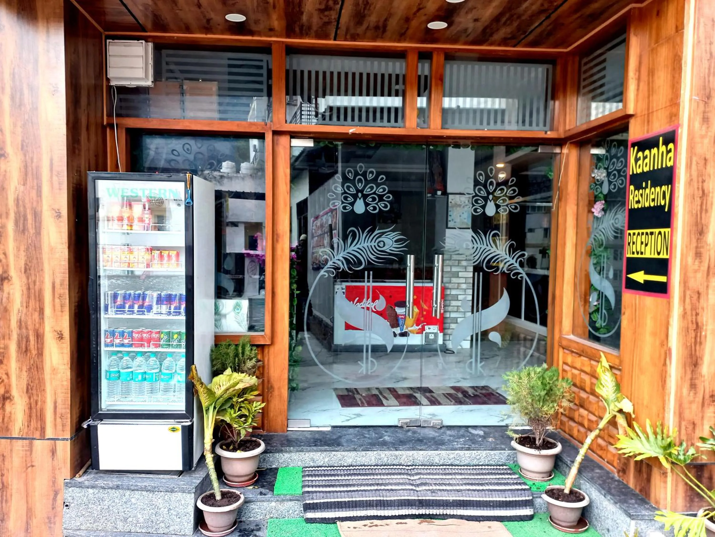 Facade/entrance in Hotel Kaanha Residency Inn By Shree Krishna Hospitality