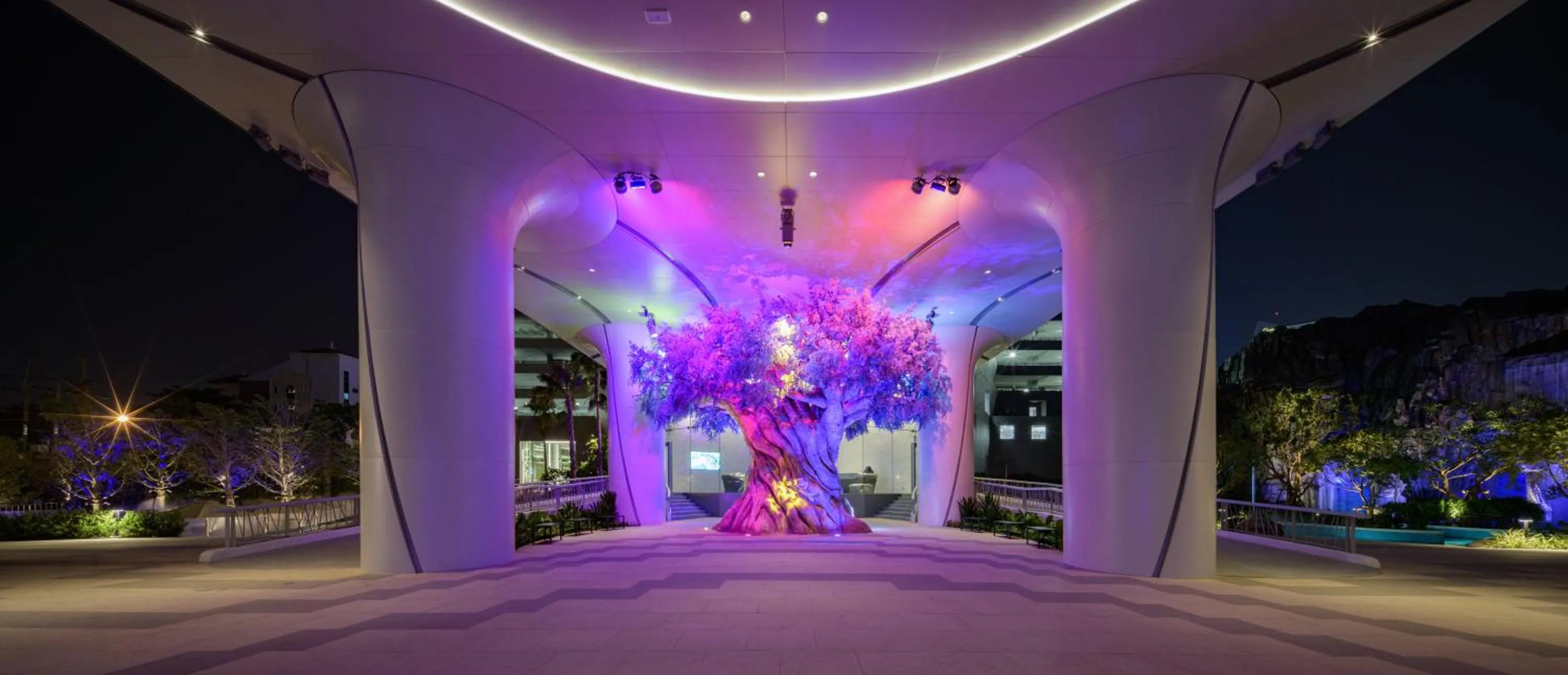 Decorative detail in Grande Centre Point Space Pattaya