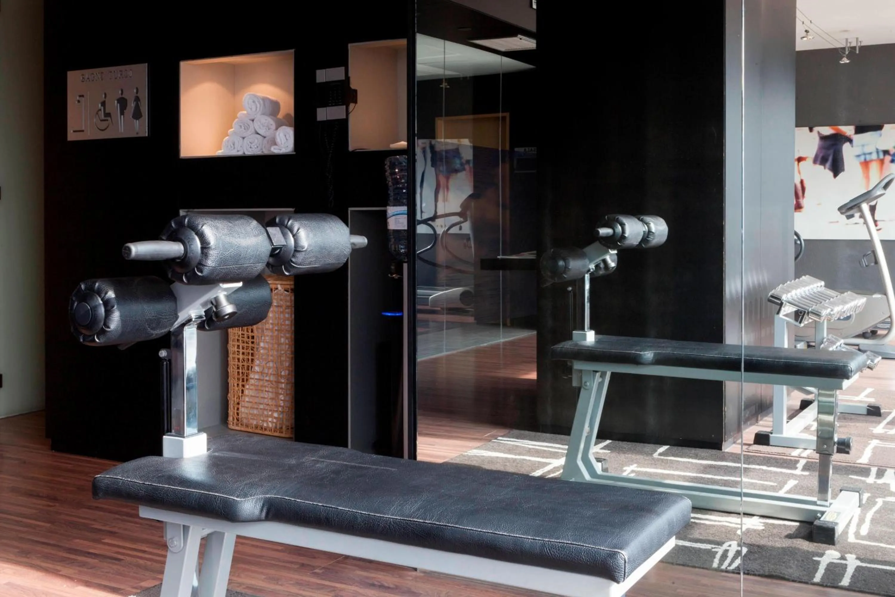 Fitness centre/facilities in AC Hotel Bologna by Marriott