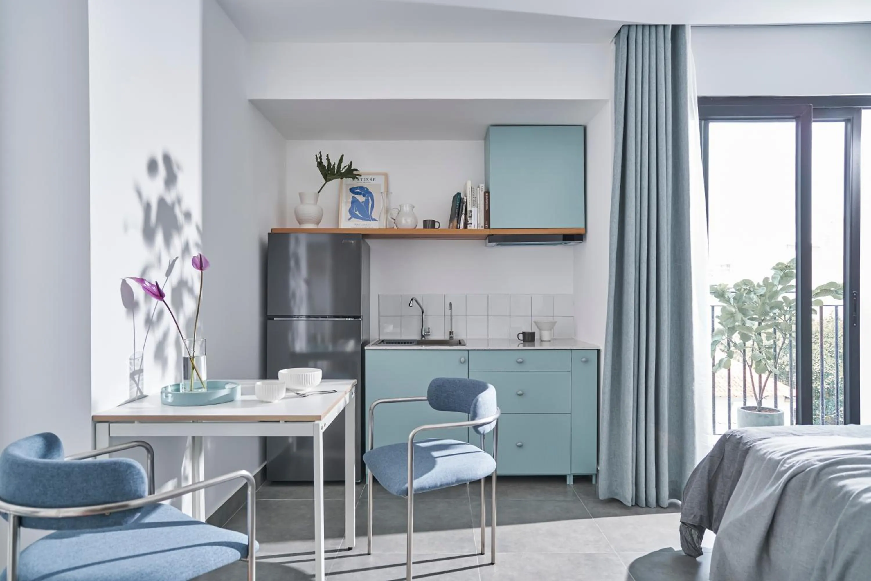 Kitchen or kitchenette in M Village Living Trần Não