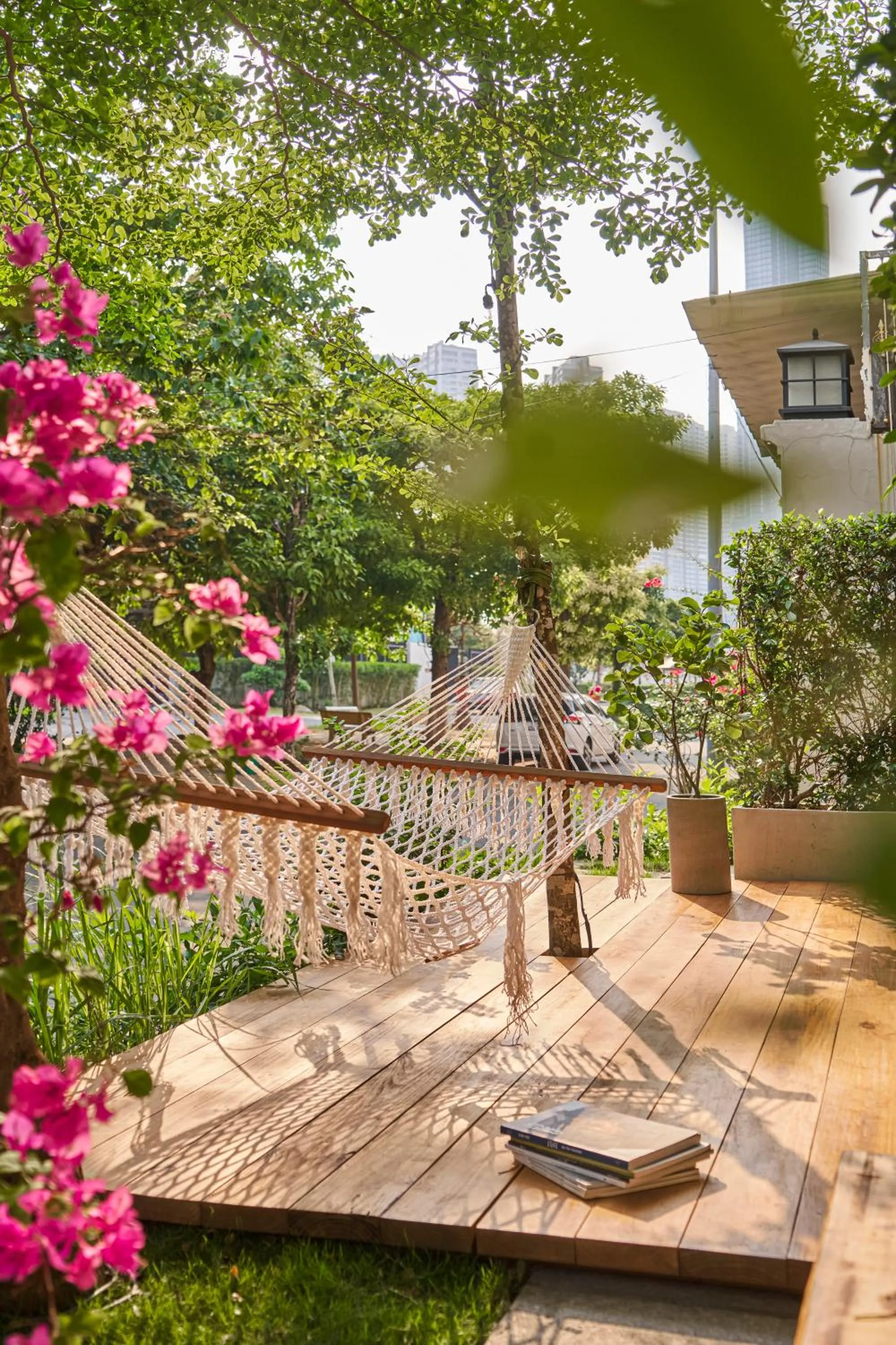 Patio in M Village Living Trần Não