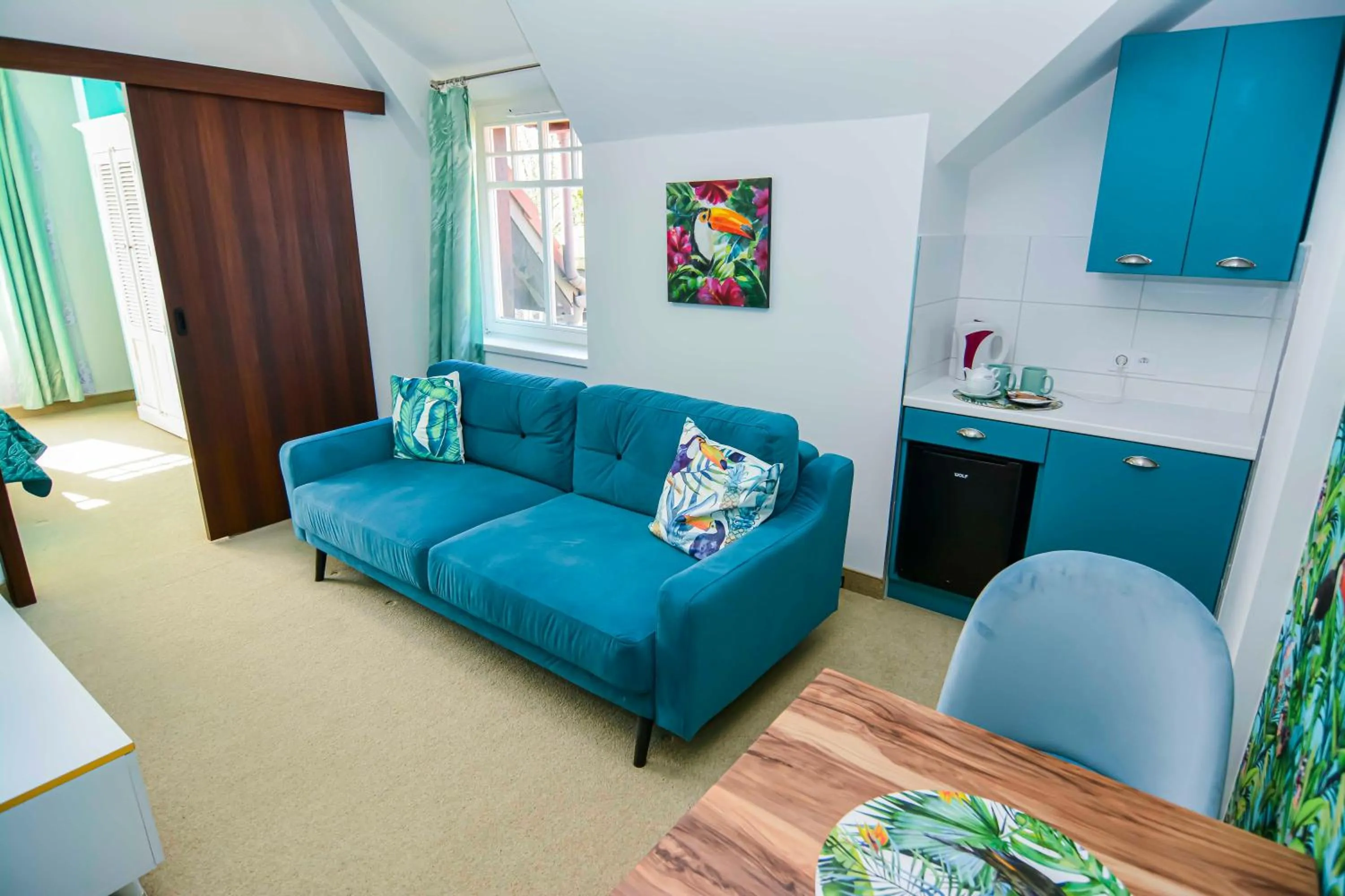 Seating area in Willa Kashmir