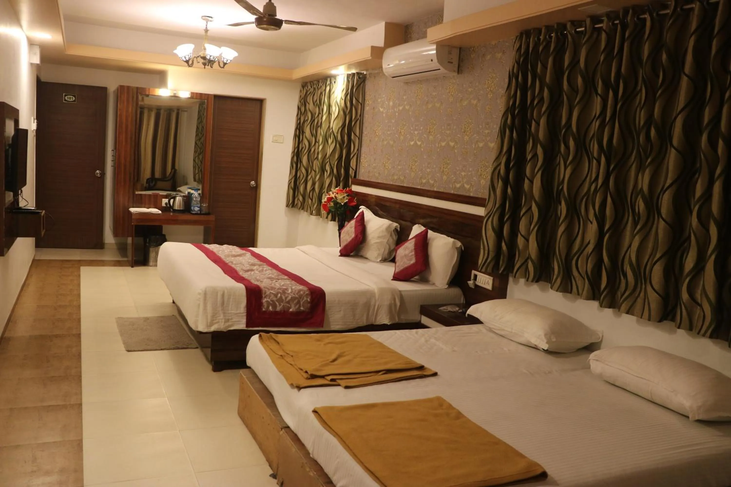 Bed in Mountview Resort