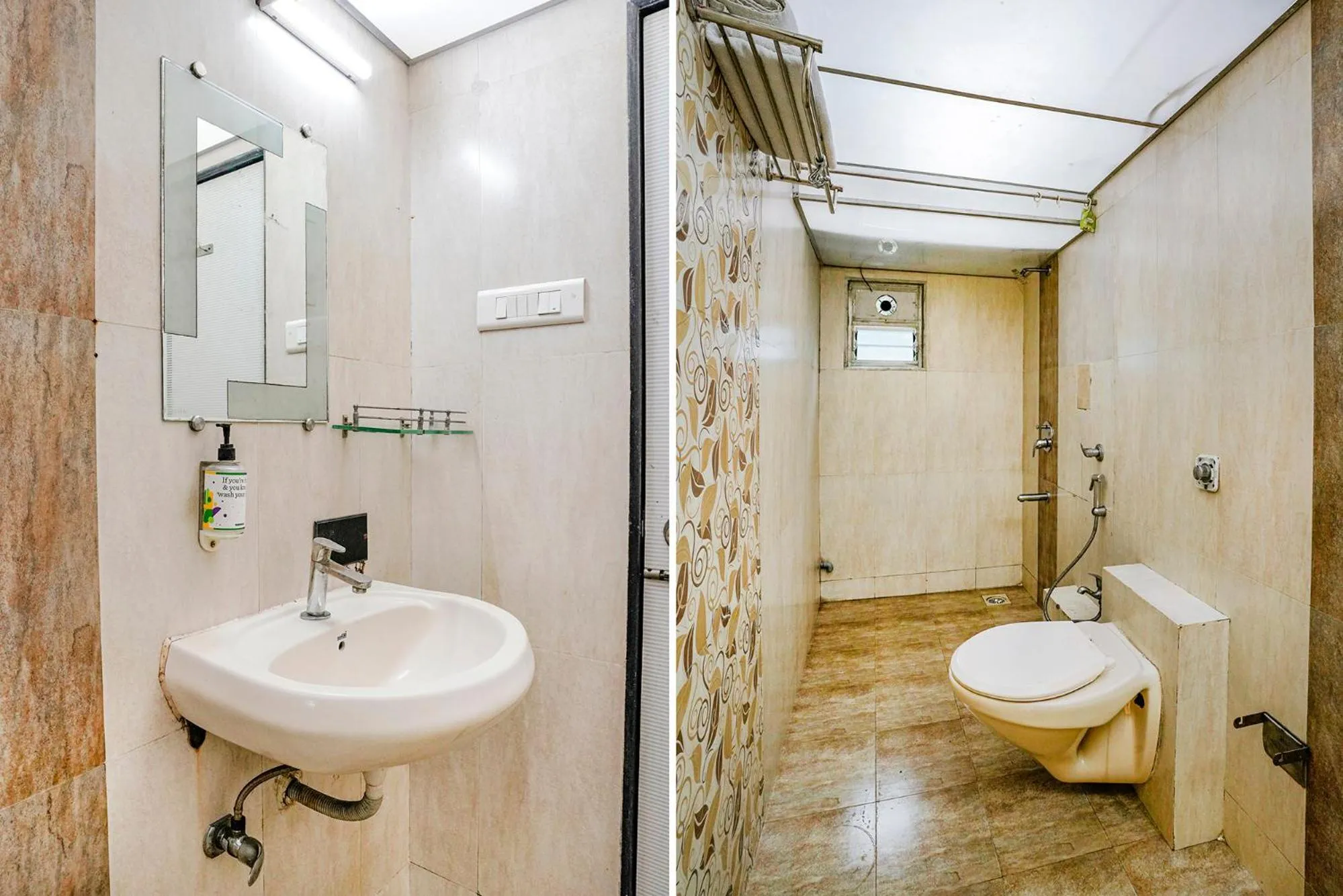 Bathroom in FabHotel Amber Corp Inn