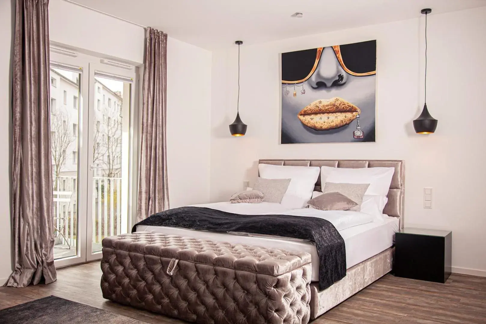 Superior Two-Room Apartment with Balcony in The Faces Berlin Apartments Superior Two-Room Apartment with Balcony in The Faces Berlin Apartments