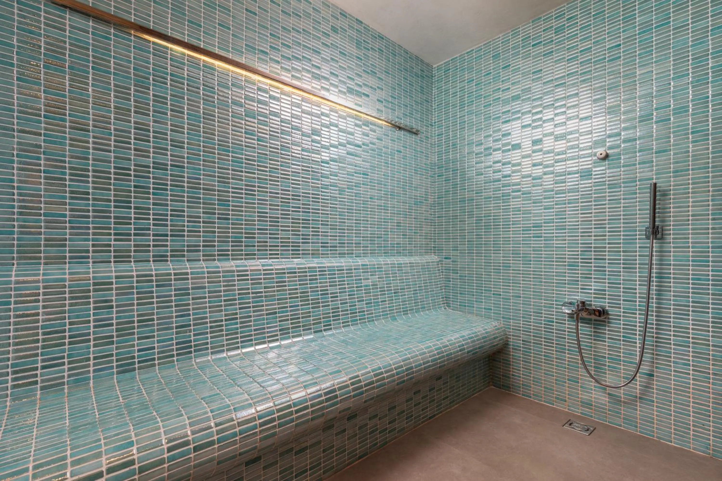 Steam room in Hiddenbay Teos Hotel