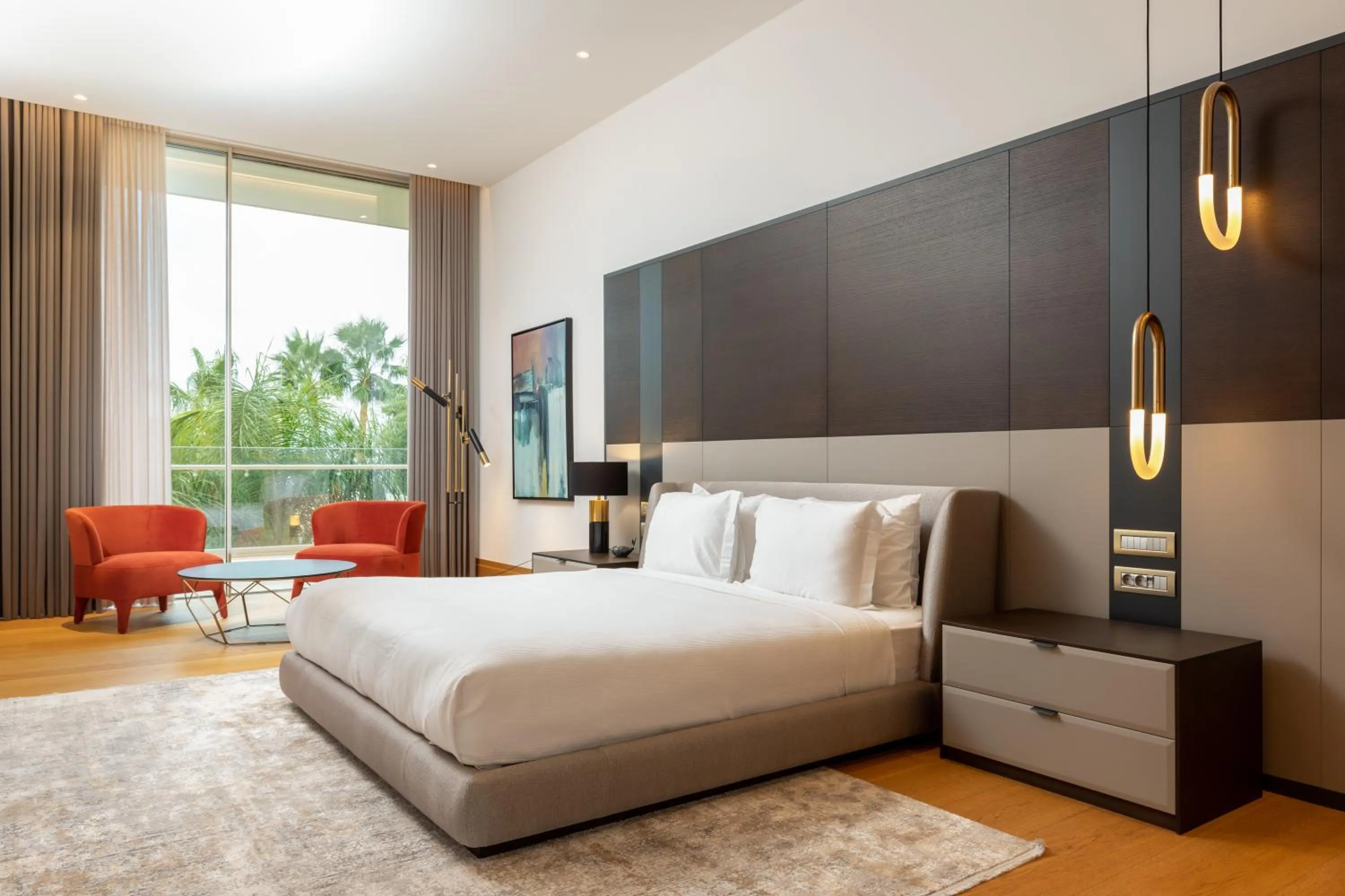 Bed in Hiddenbay Teos Hotel