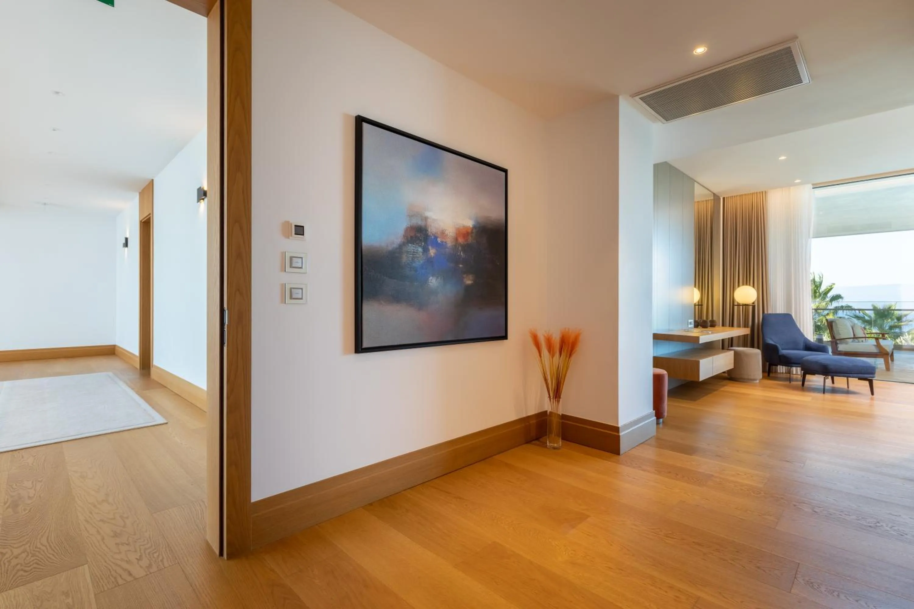 Seating area in Hiddenbay Teos Hotel