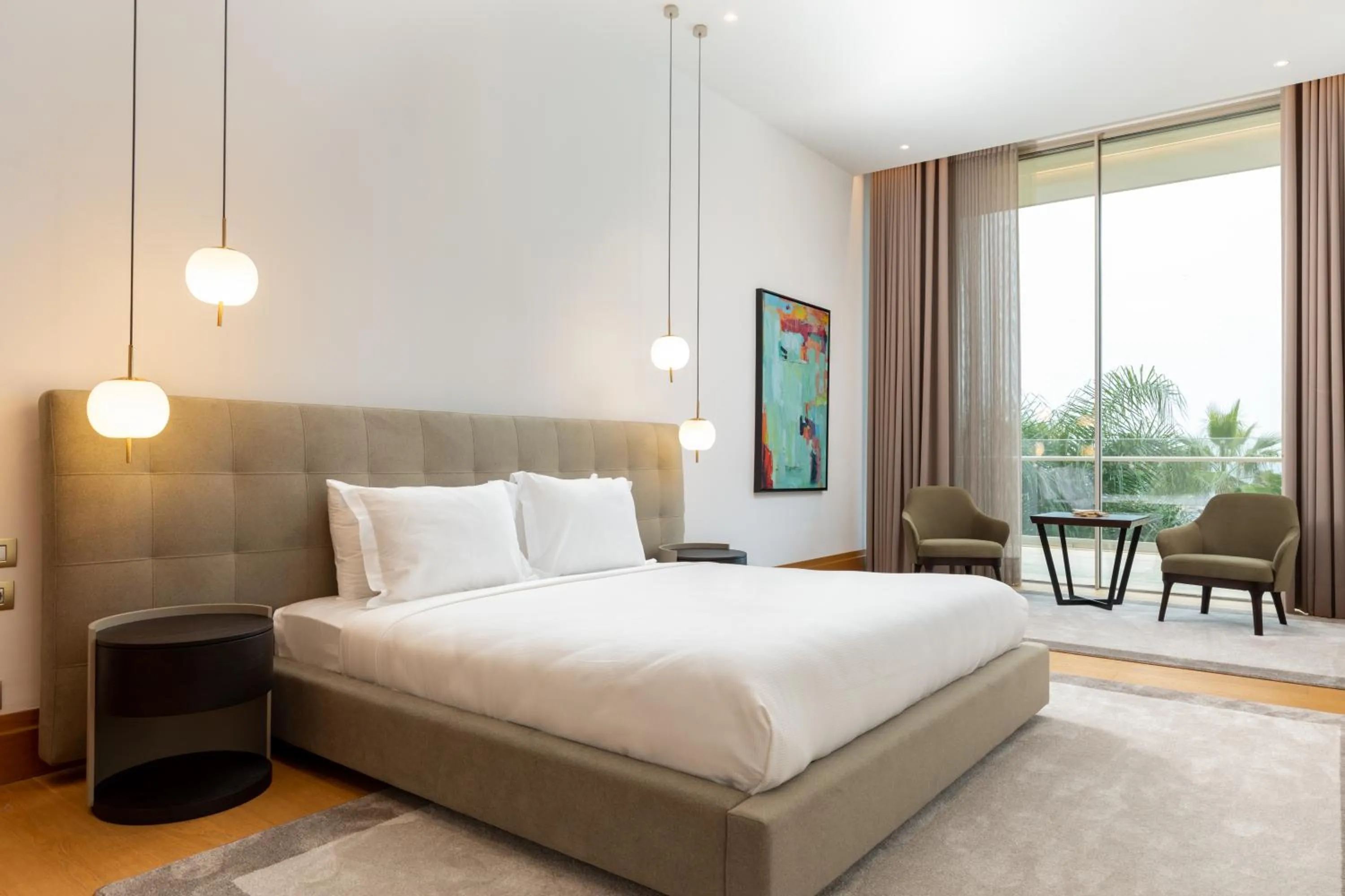 Bed in Hiddenbay Teos Hotel