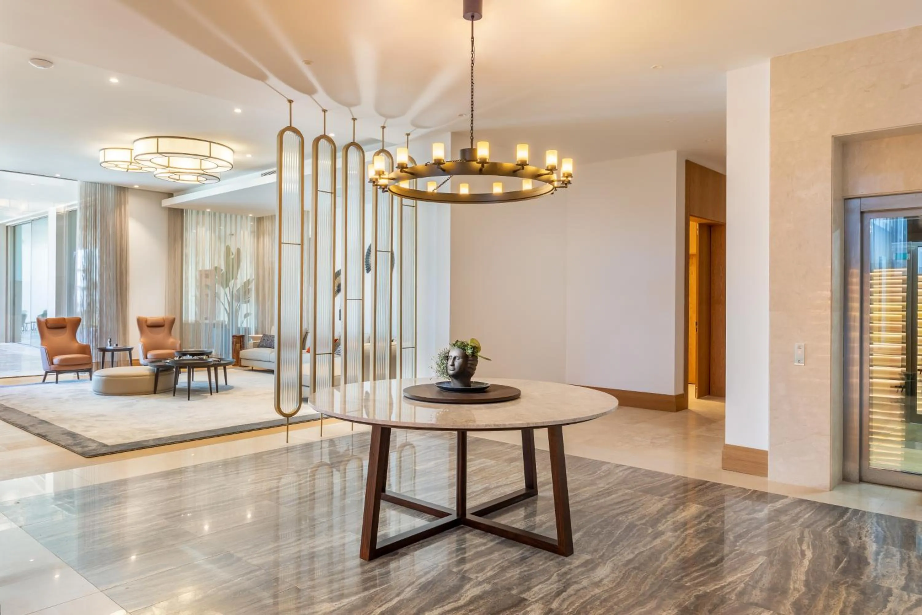 Seating area in Hiddenbay Teos Hotel