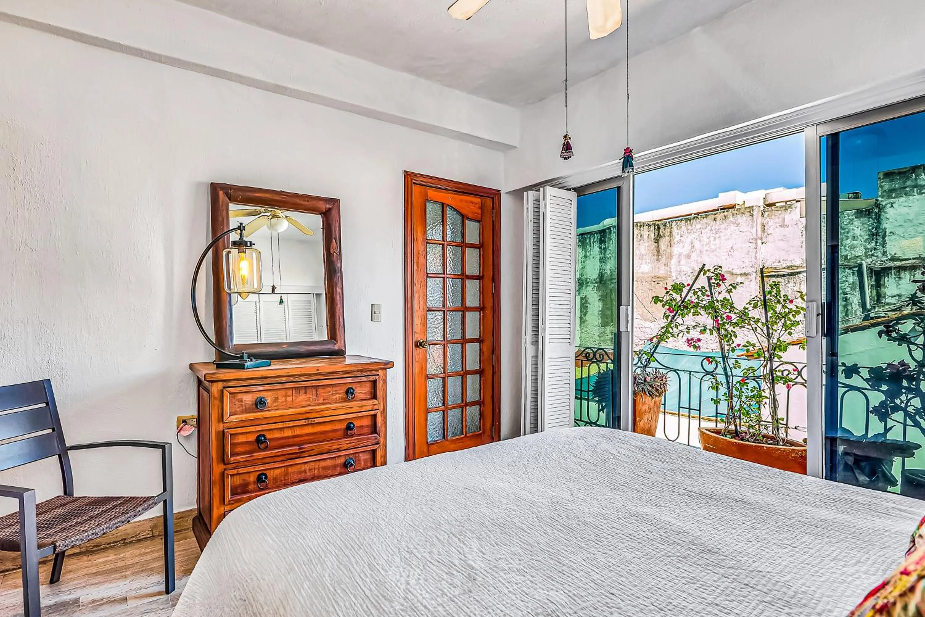 Bed in Malecon Beach Side Downtown Condo