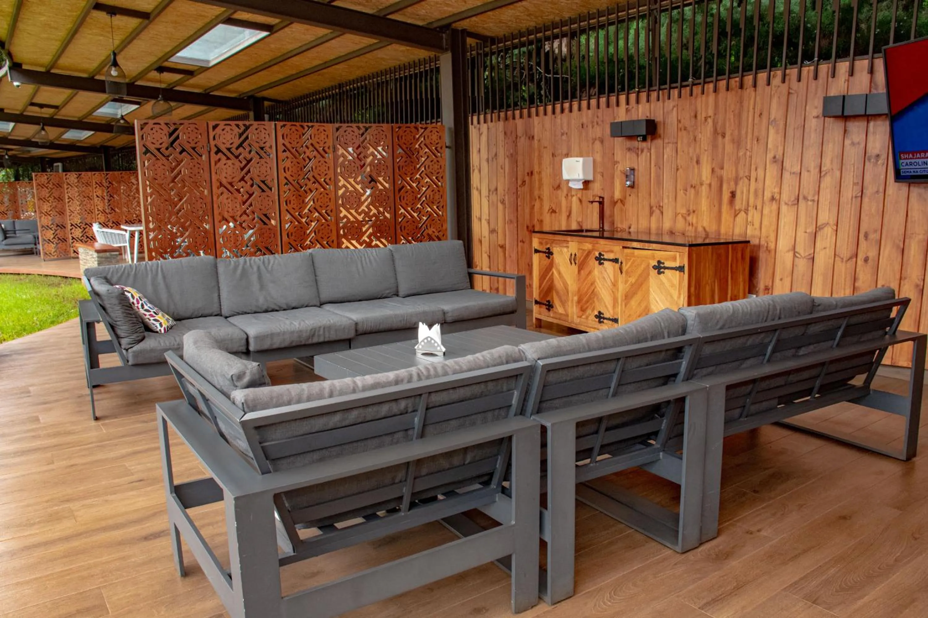 Seating area in Hotel Boulevard Nairobi, City Centre CBD