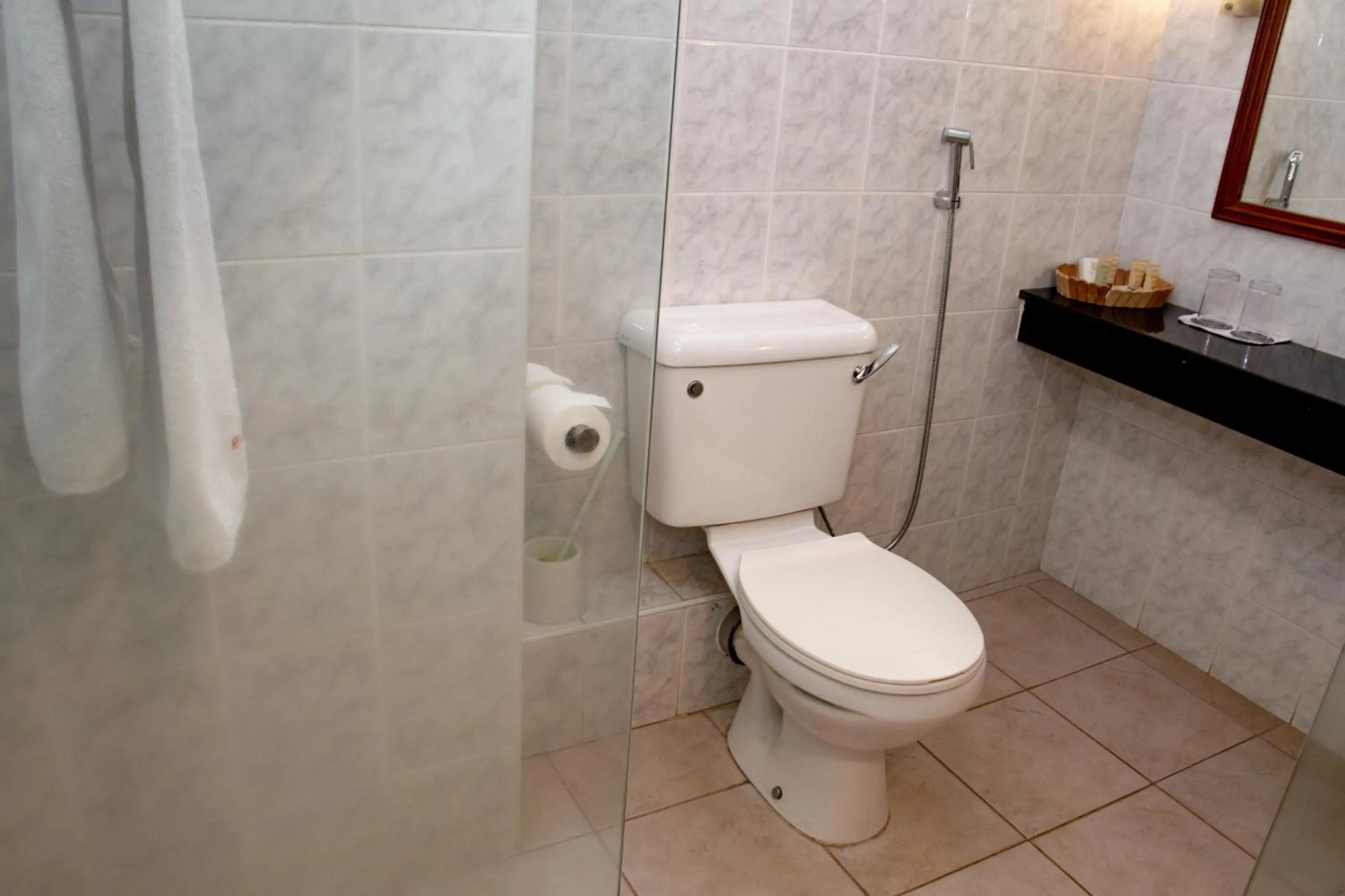 Toilet in Hotel Boulevard Nairobi, City Centre CBD