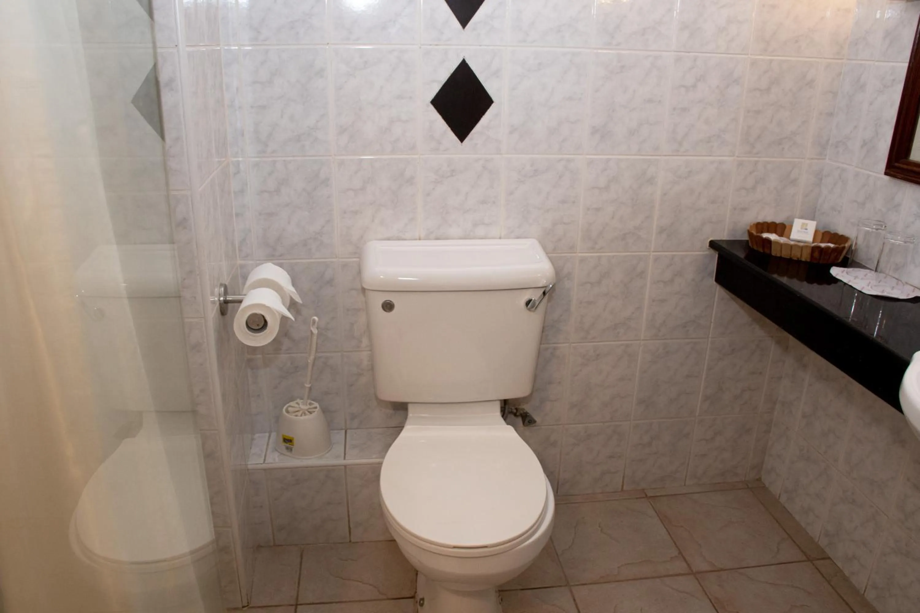 Toilet in Hotel Boulevard Nairobi, City Centre CBD