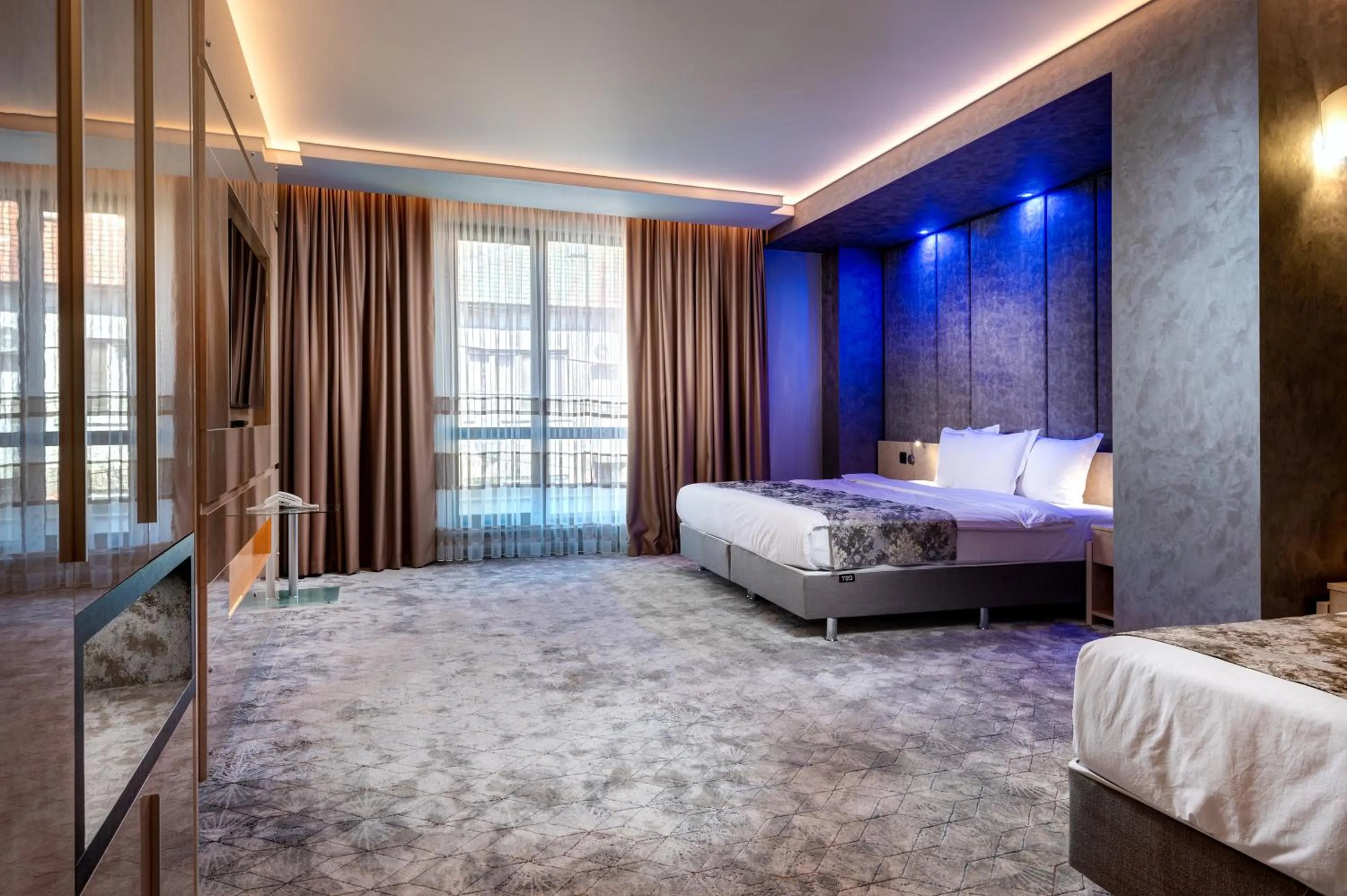 Photo of the whole room, Bed in National Palace Wine & Spa Hotel