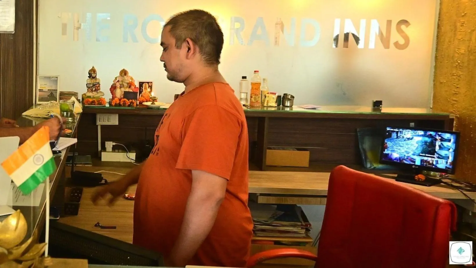 Lobby or reception in The Roy Grand Inns