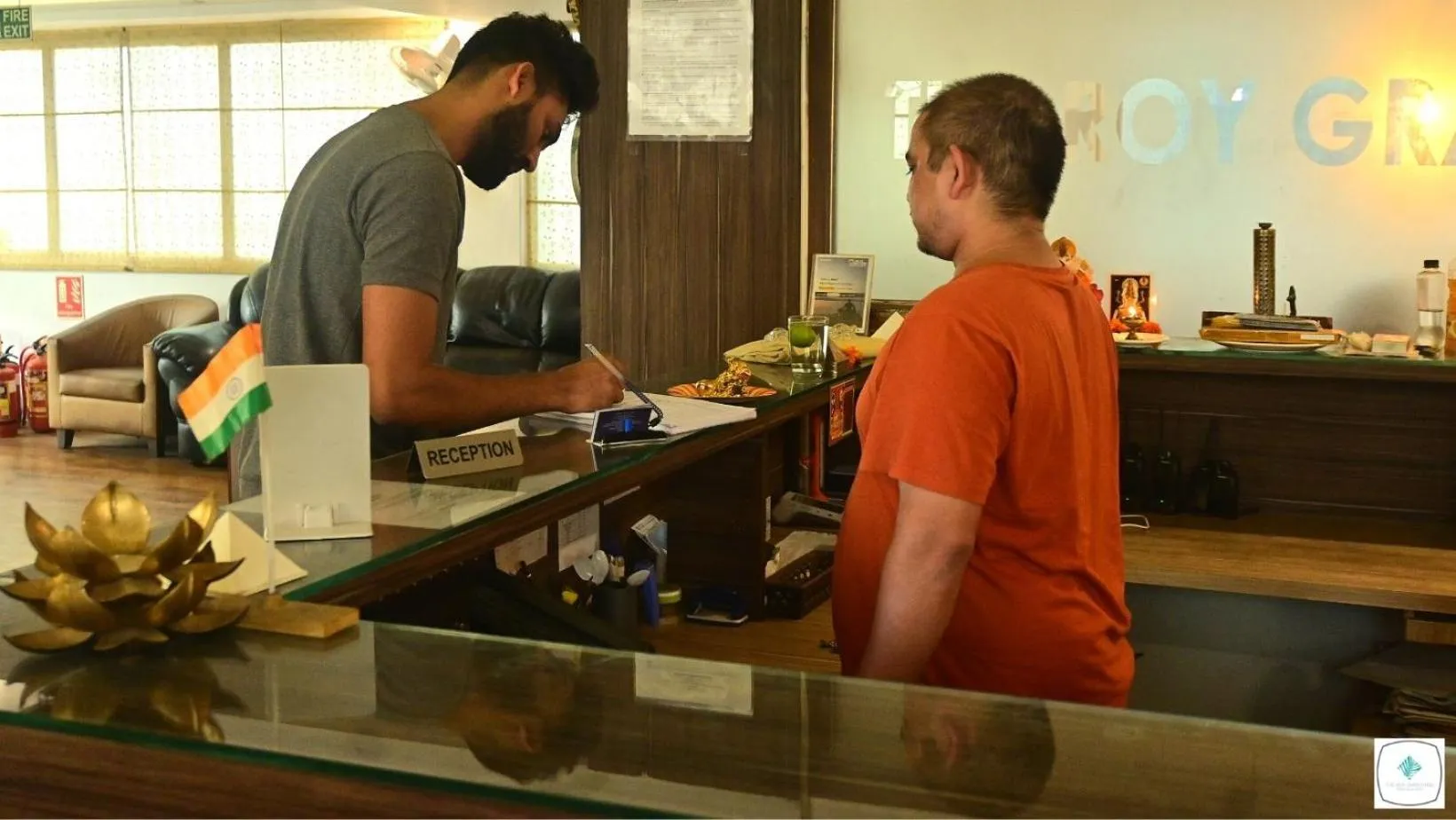 Lobby or reception in The Roy Grand Inns