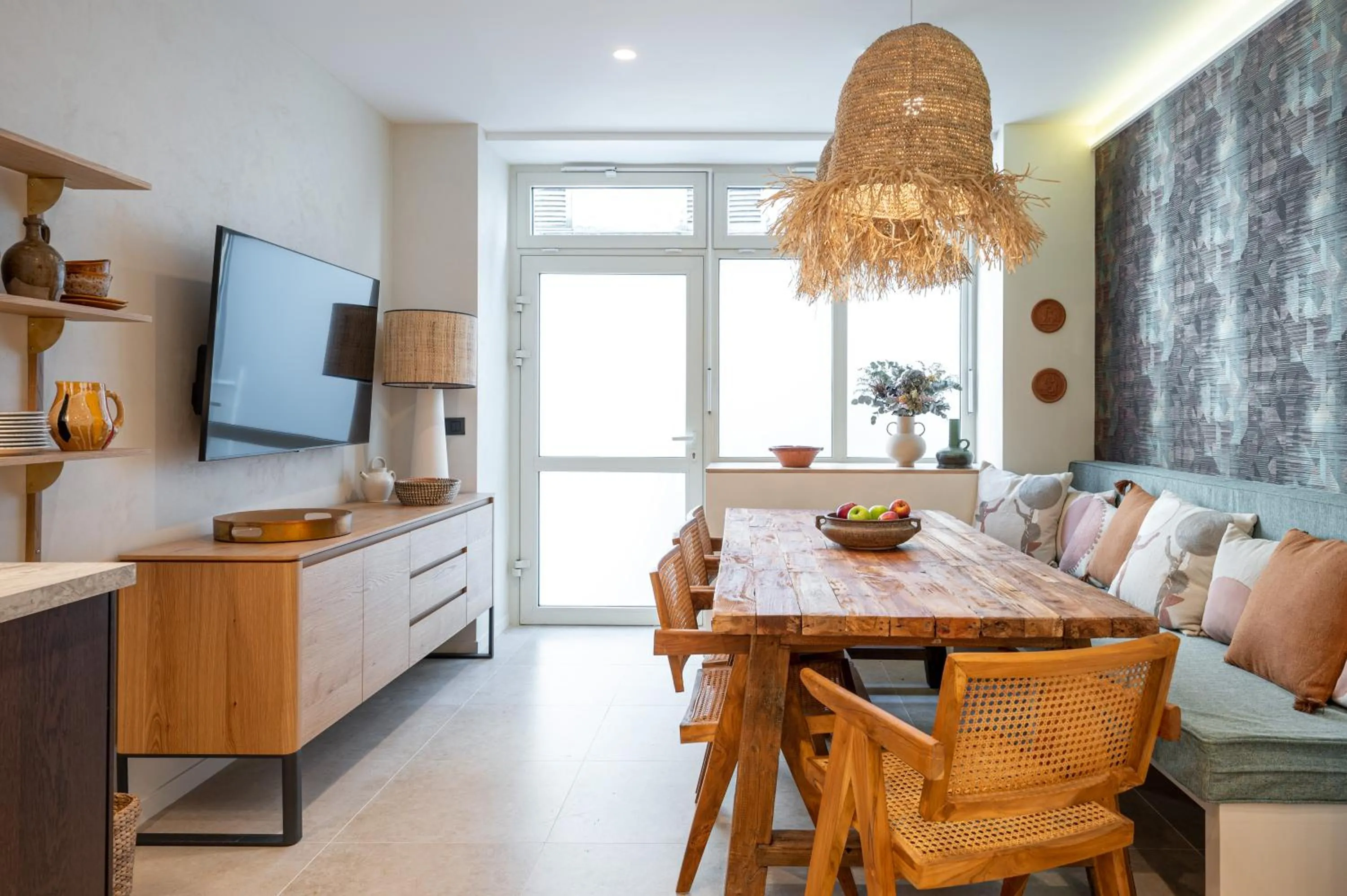 Dining area in New Art Gallery Loft in the Heart of Paris 15
