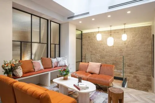 Living room in New Art Gallery Loft in the Heart of Paris 15