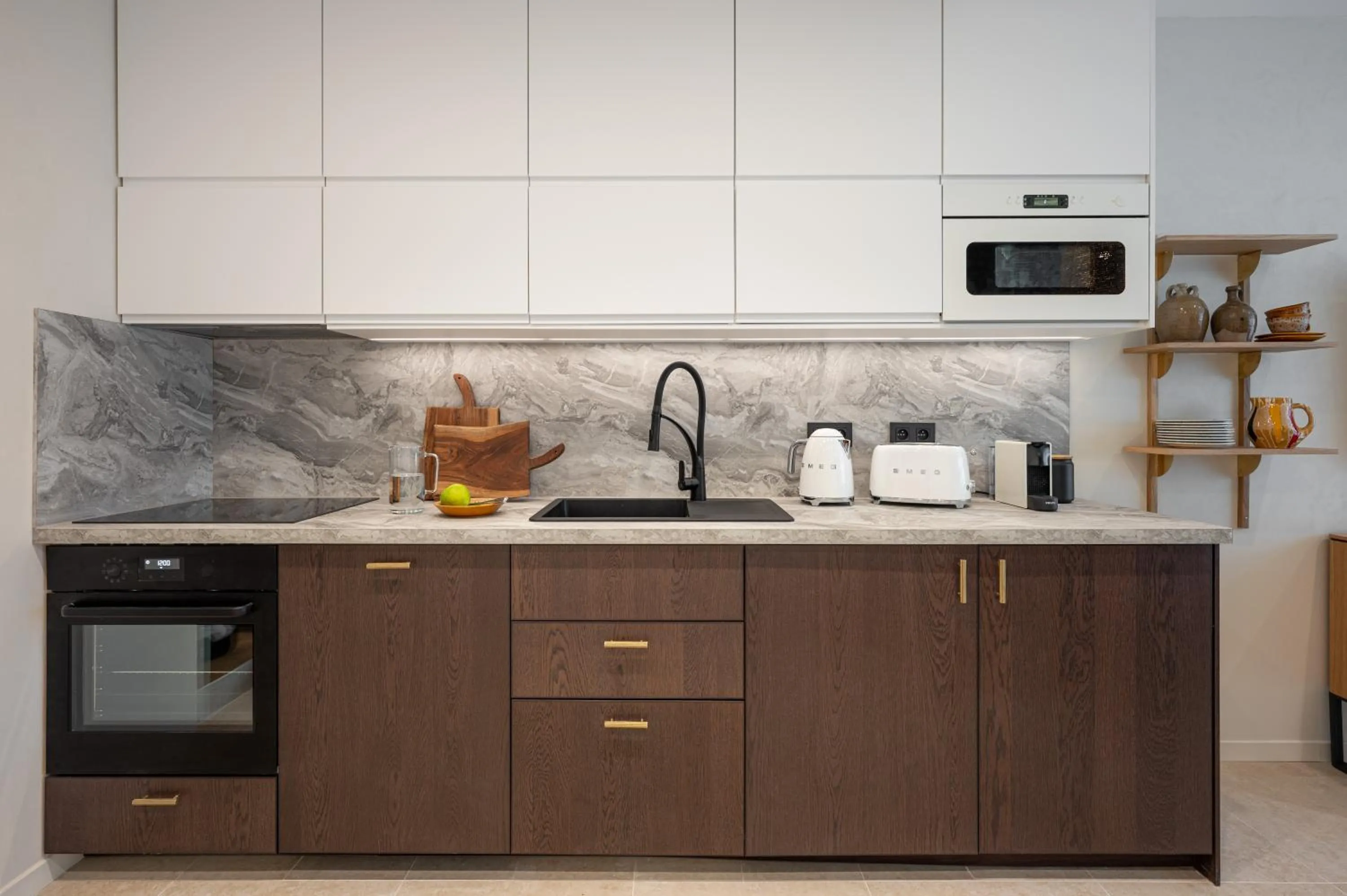 Kitchen or kitchenette in New Art Gallery Loft in the Heart of Paris 15