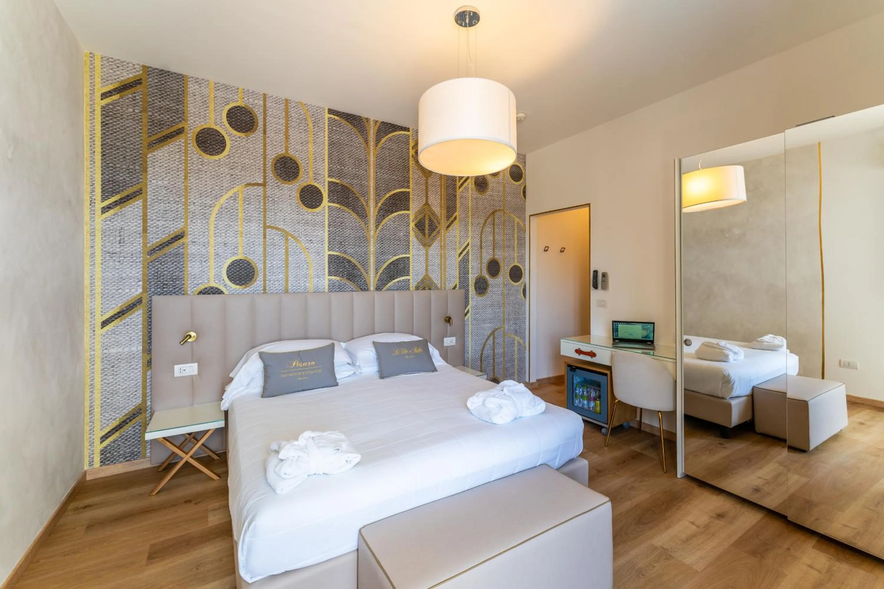 Bed in UNAHOTELS Imperial Sport Hotel