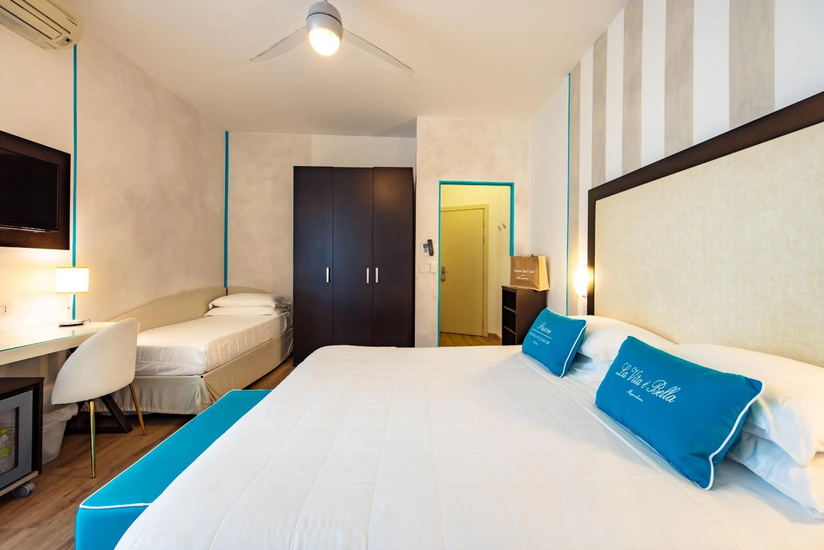 Bed in UNAHOTELS Imperial Sport Hotel