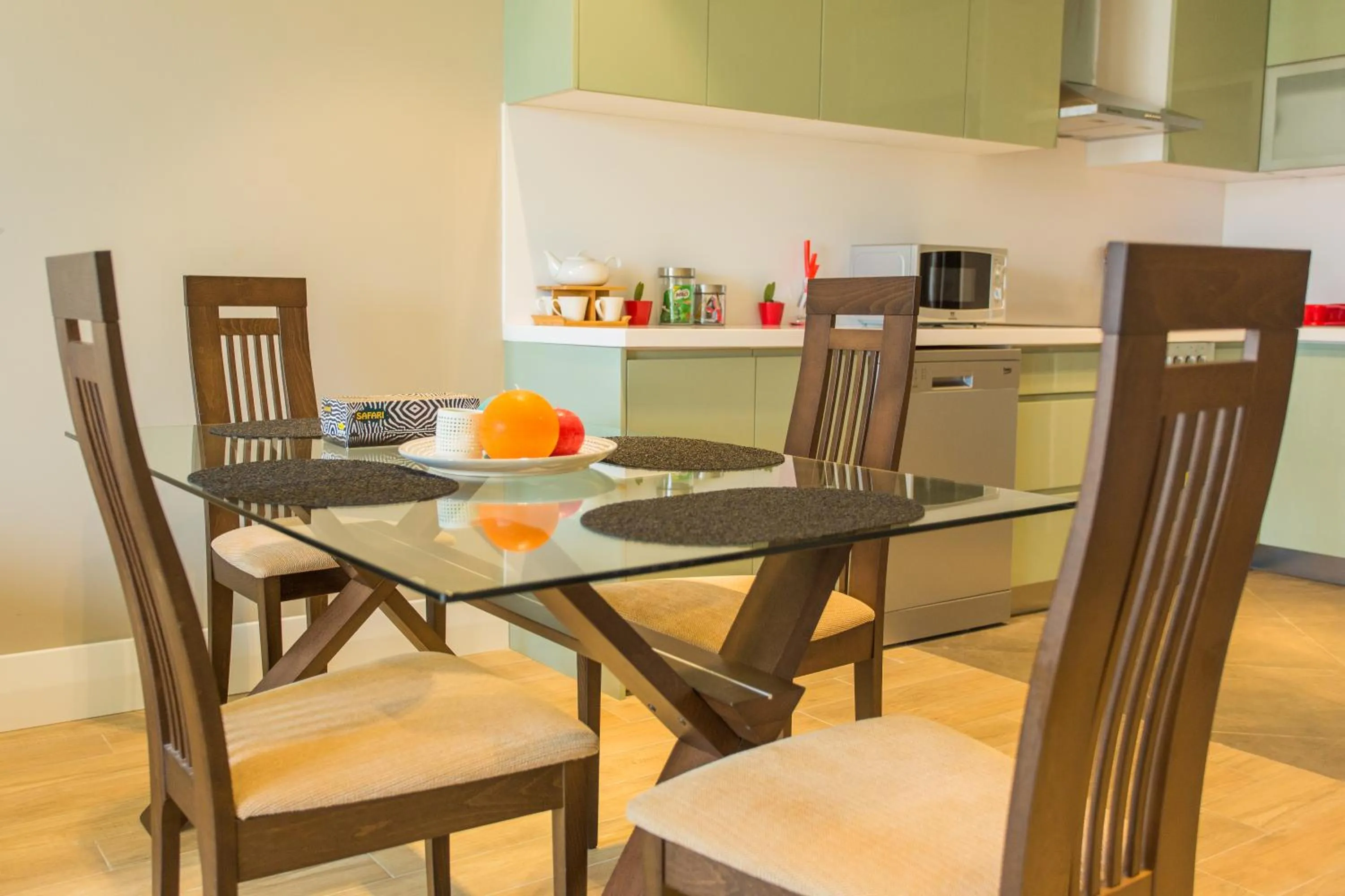 Dining area in Accra Luxury Apartments @ Pearl