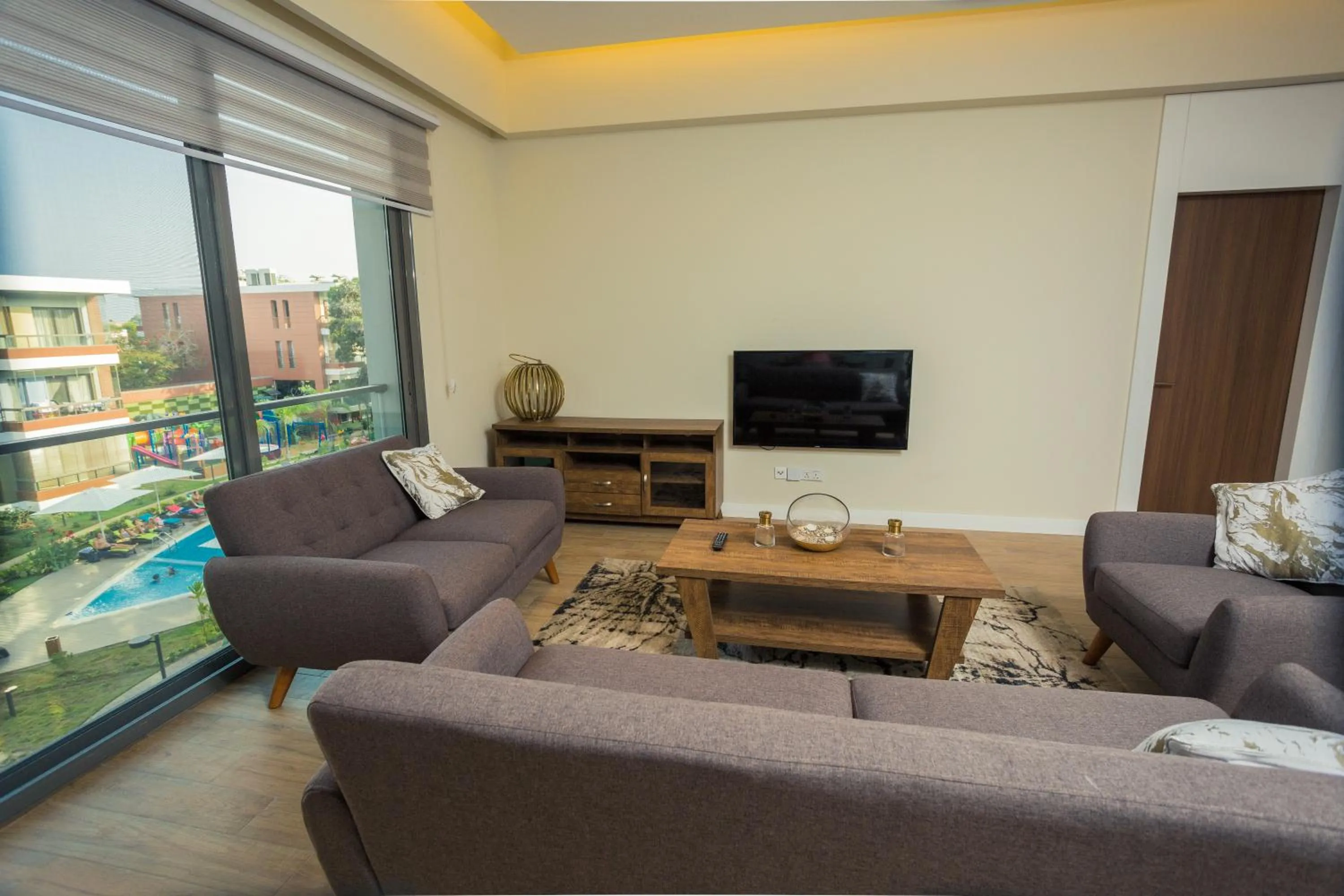 Living room in Accra Luxury Apartments @ Pearl