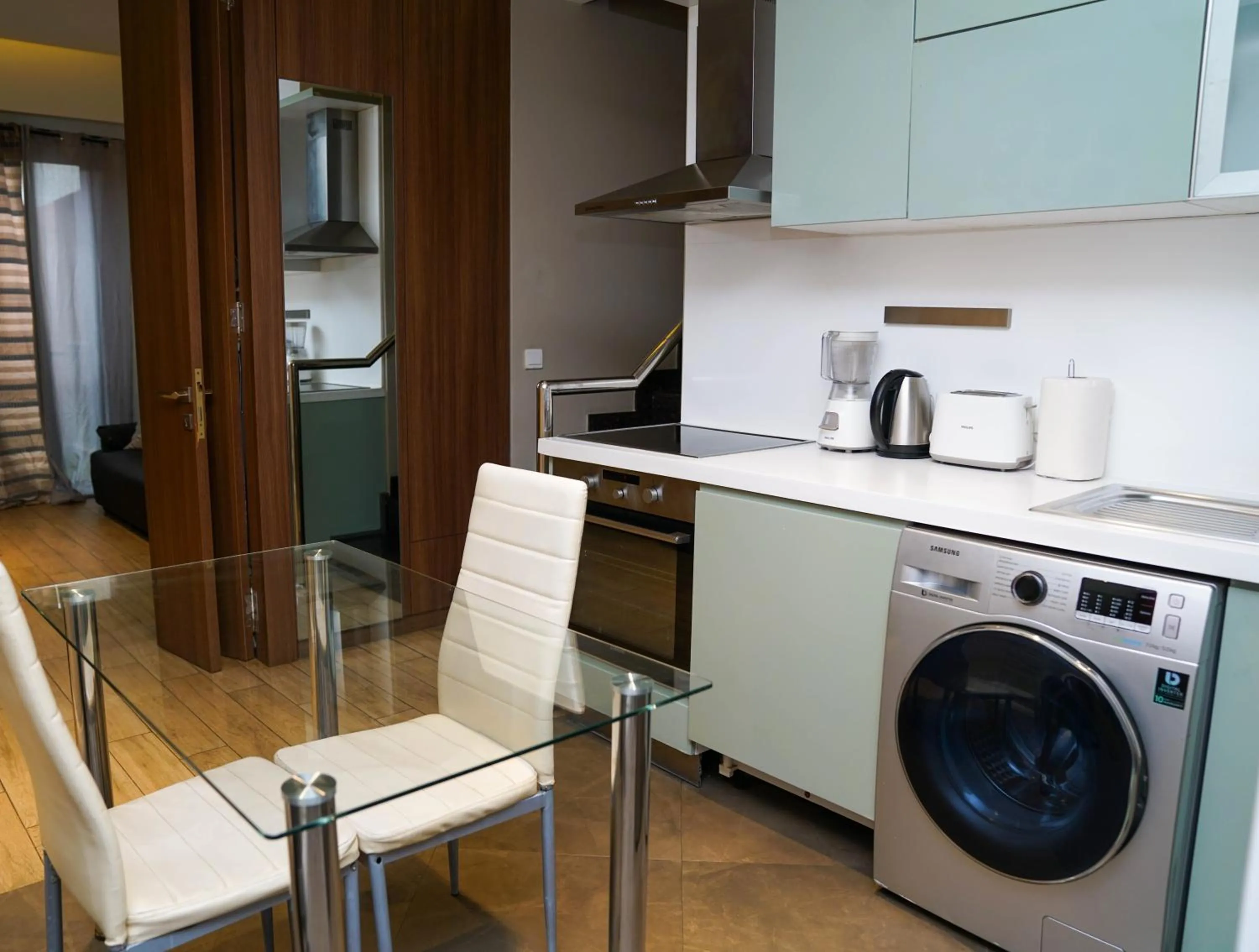 Kitchen or kitchenette in Accra Luxury Apartments @ Pearl