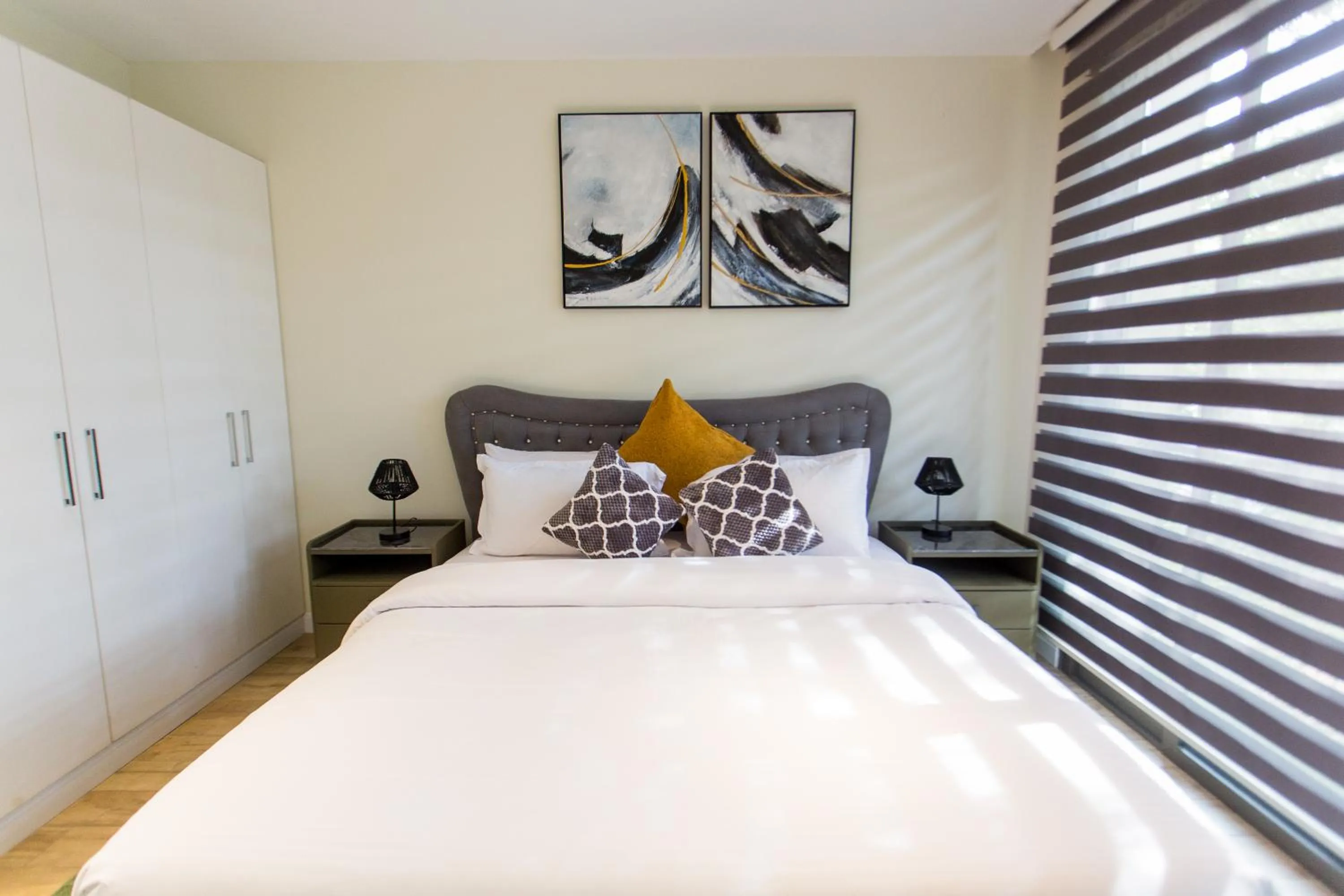 Bedroom, Bed in Accra Luxury Apartments @ Pearl