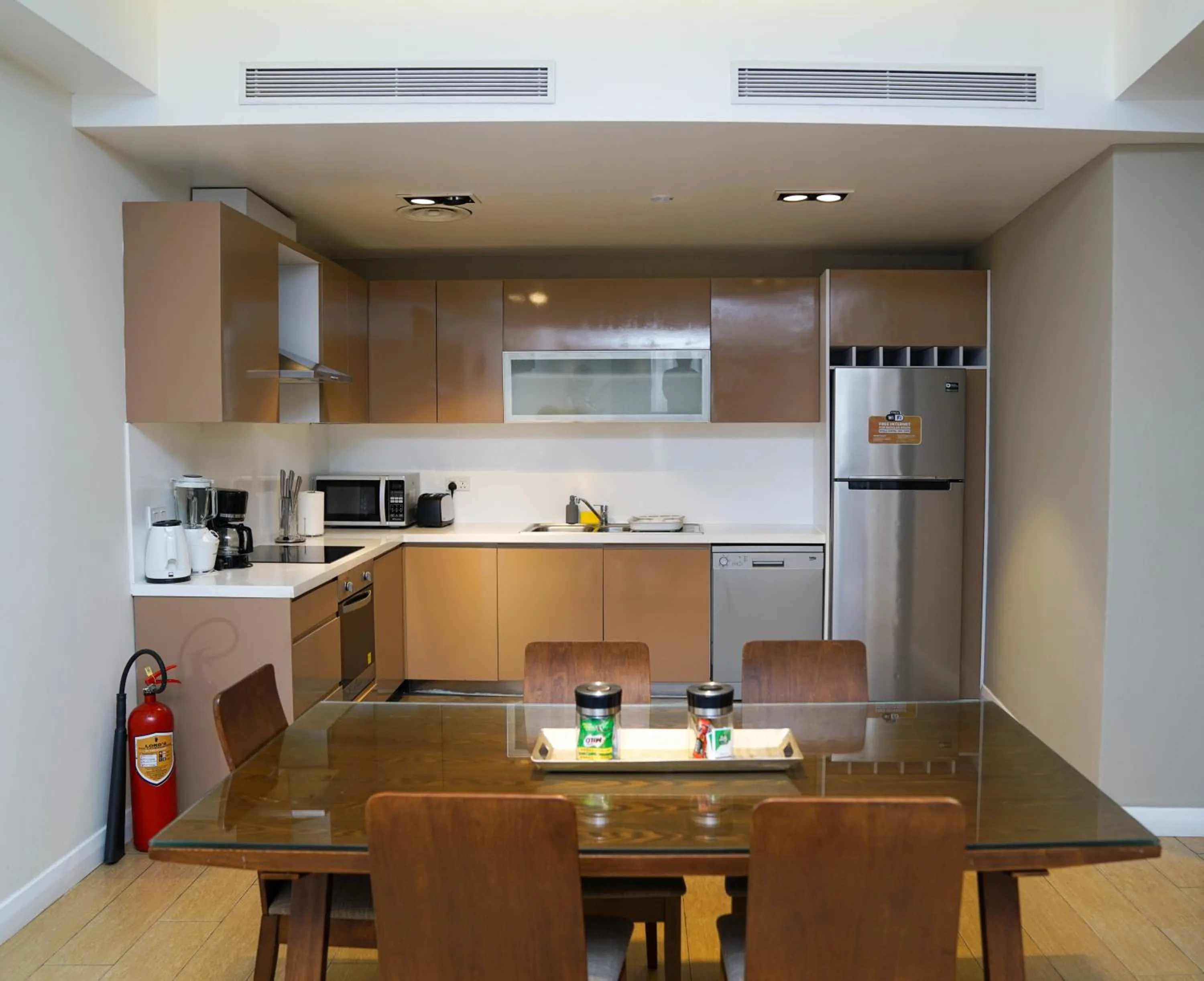Kitchen or kitchenette in Accra Luxury Apartments @ Pearl