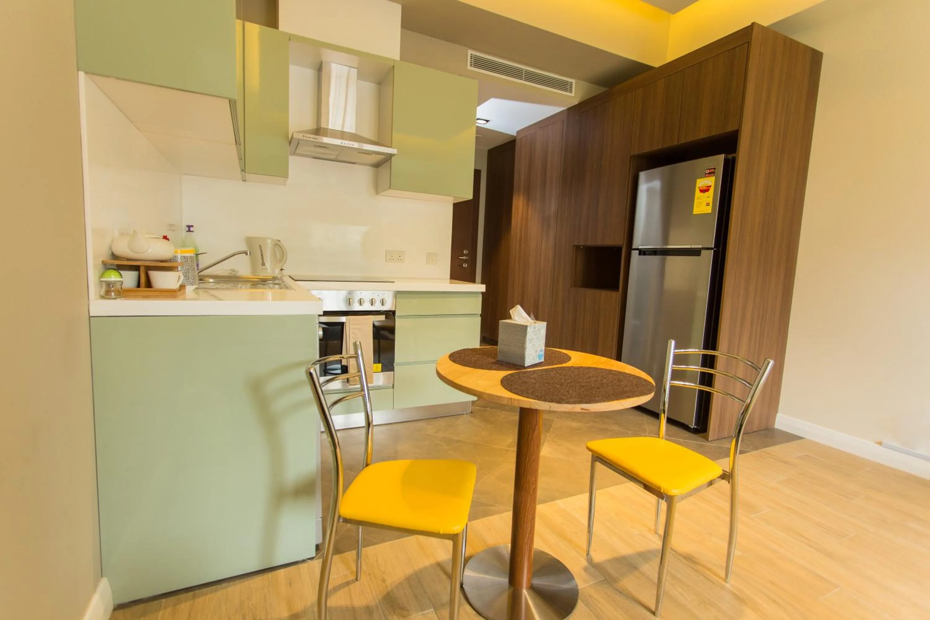 Kitchen or kitchenette in Accra Luxury Apartments @ Pearl