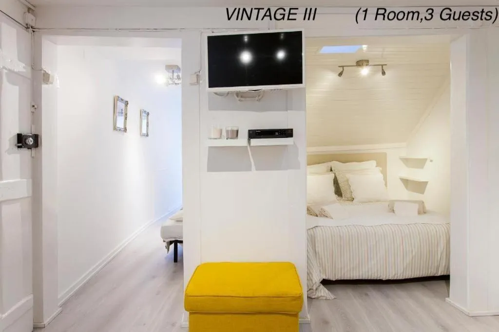 TV and multimedia, Bed in Alfama Vintage 1 Ten guests - Alfama Vintage 2 Five guests - Alfama Vintage 3 Three Guests