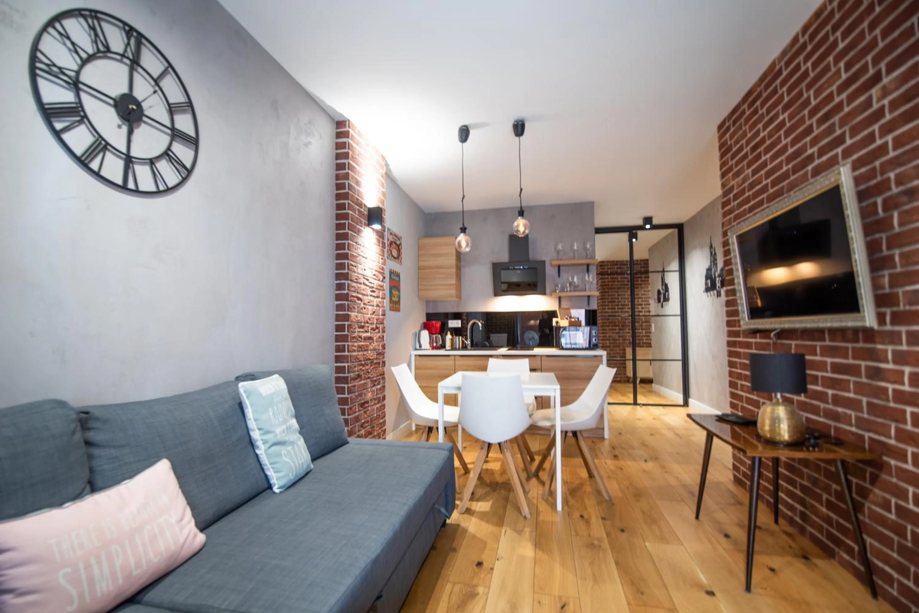 Living room in City Lights Kazimierz