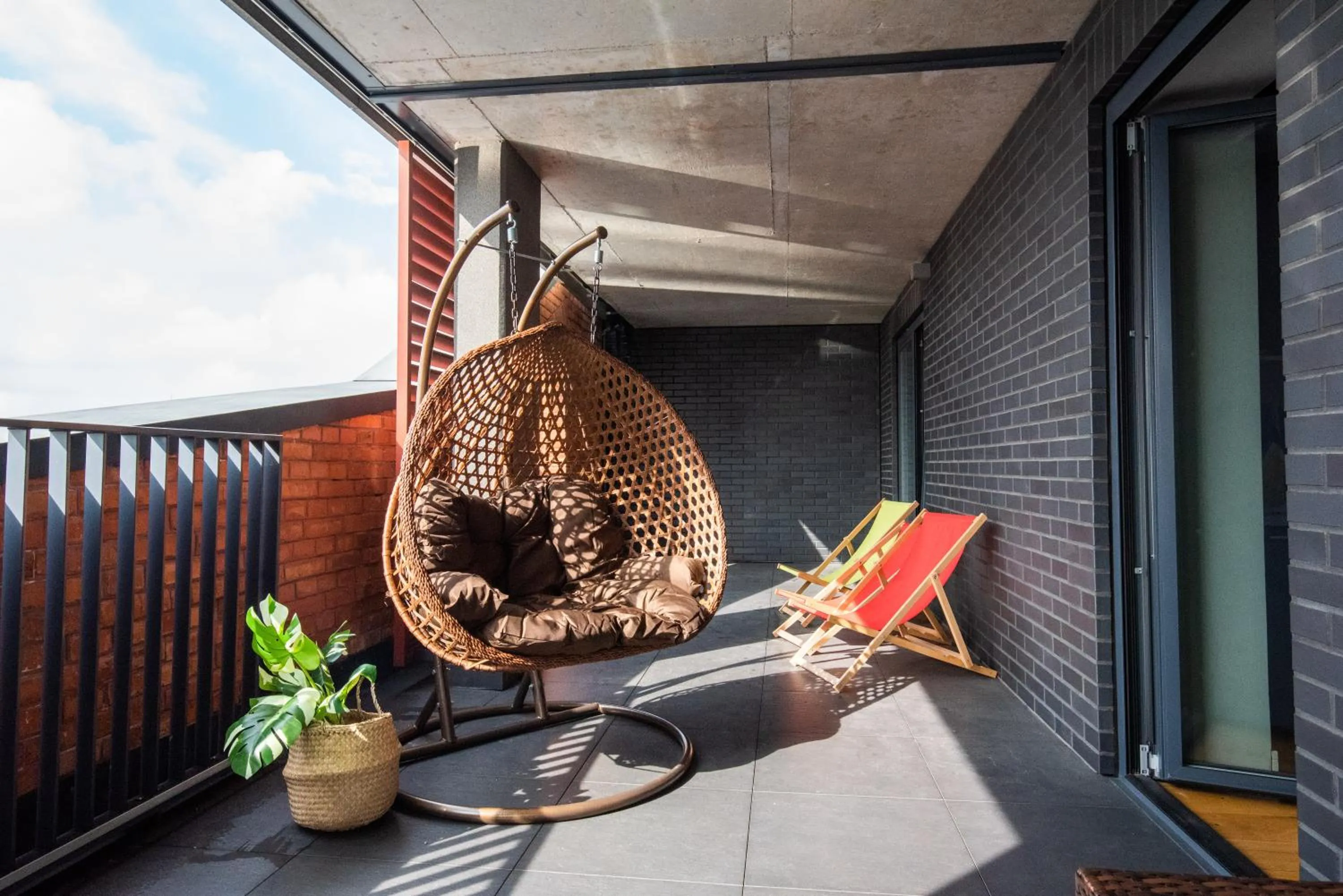 Balcony/Terrace in City Lights Kazimierz