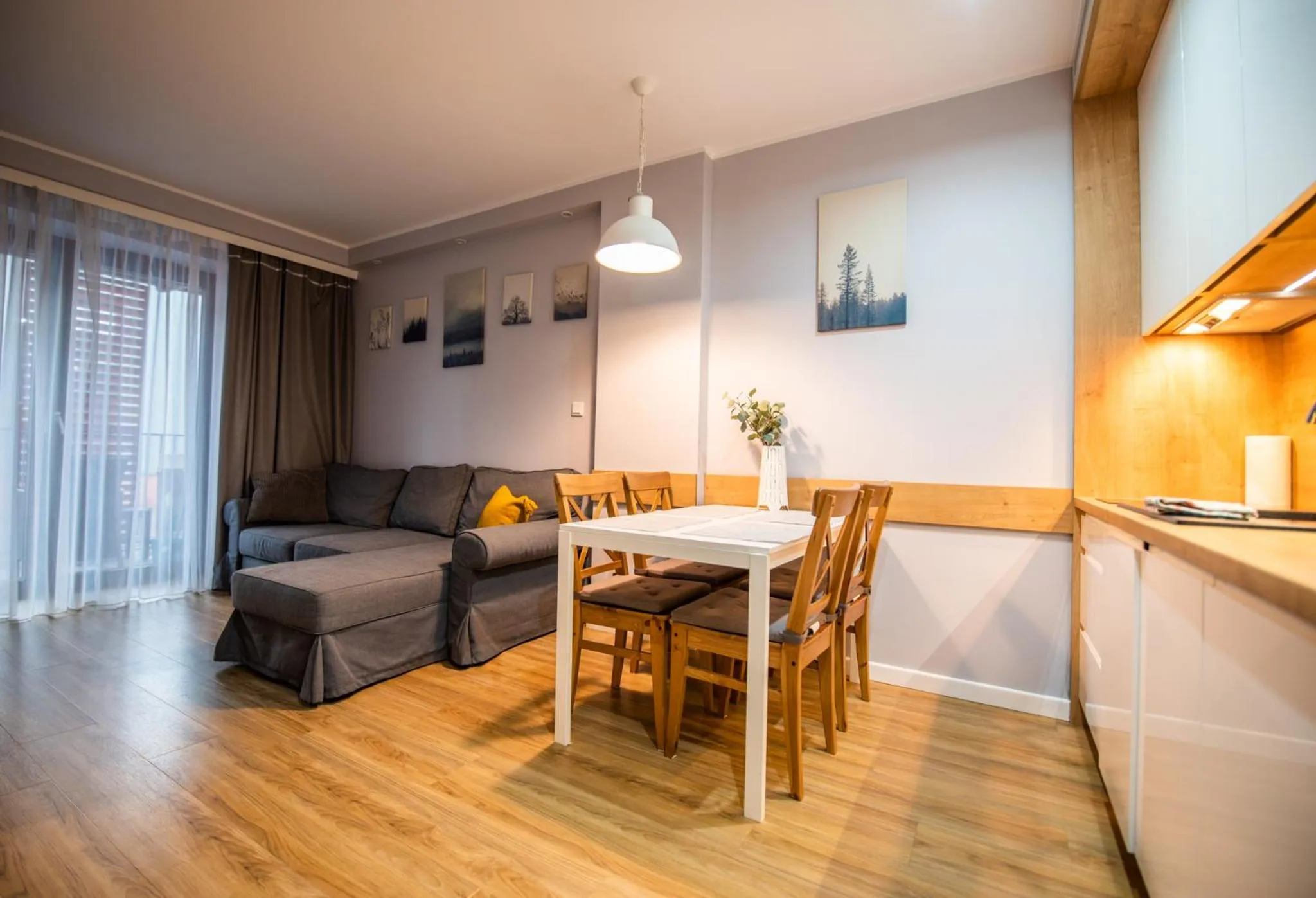 Living room in City Lights Kazimierz