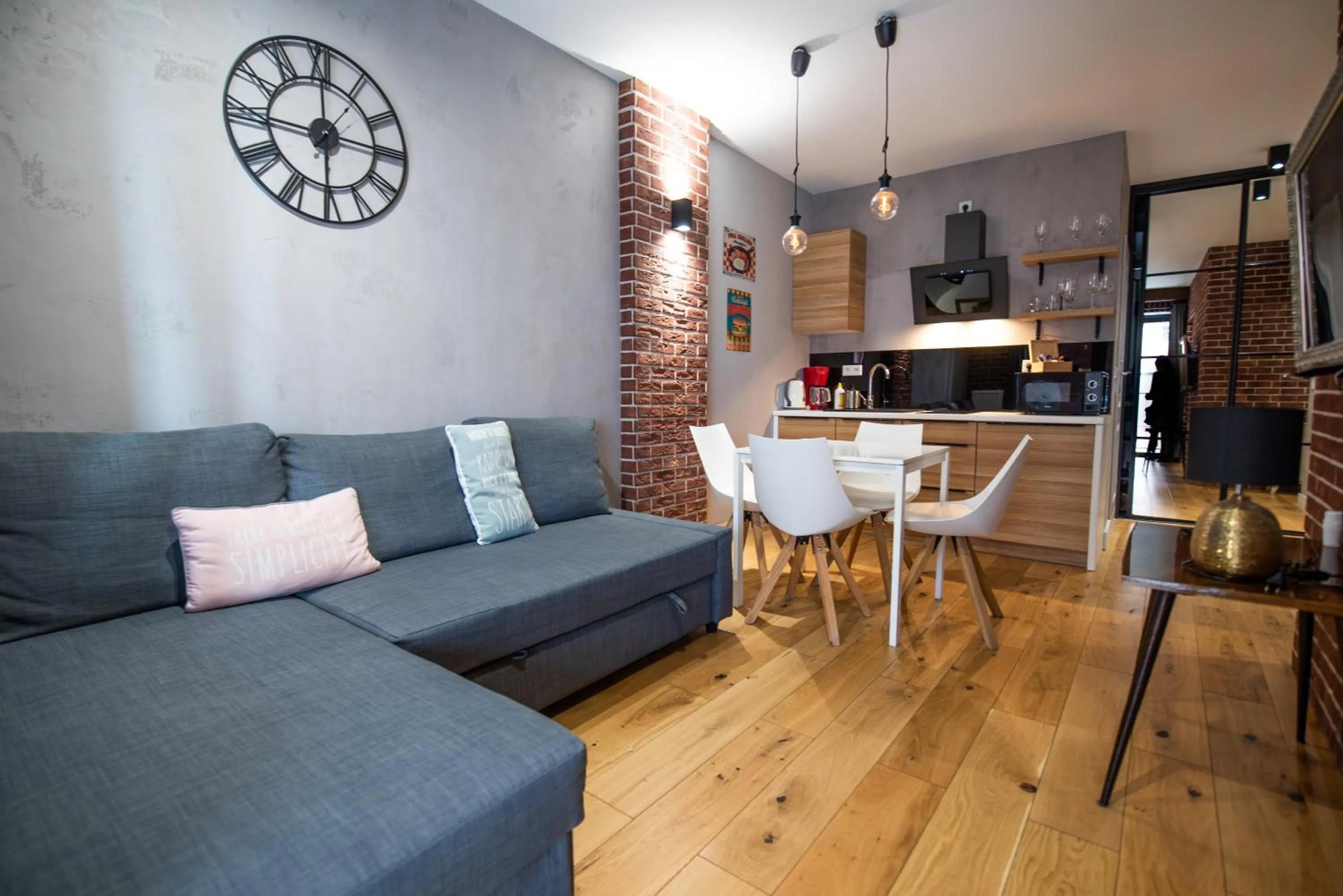 Living room in City Lights Kazimierz