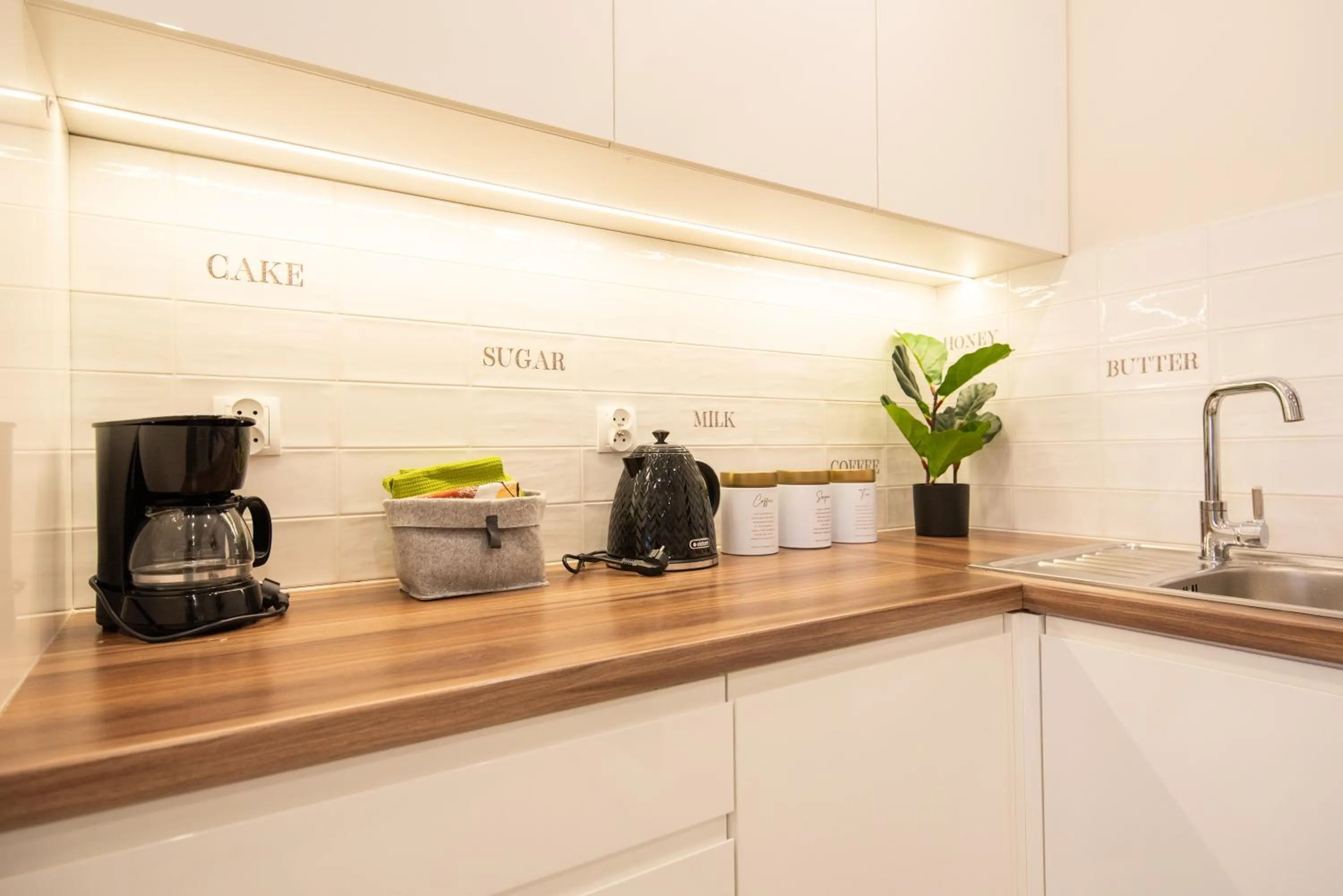 Kitchen or kitchenette in City Lights Kazimierz