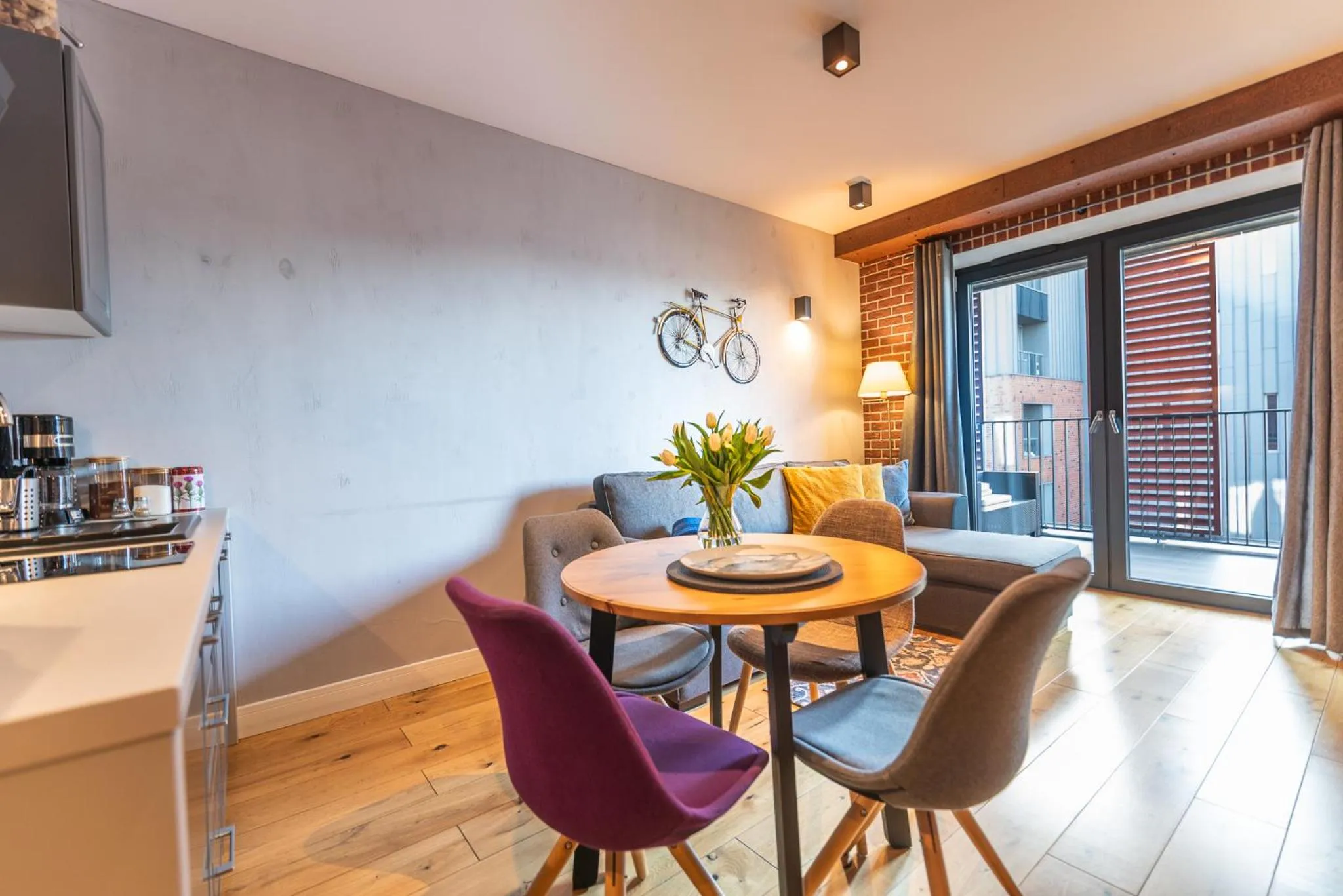 Living room in City Lights Kazimierz