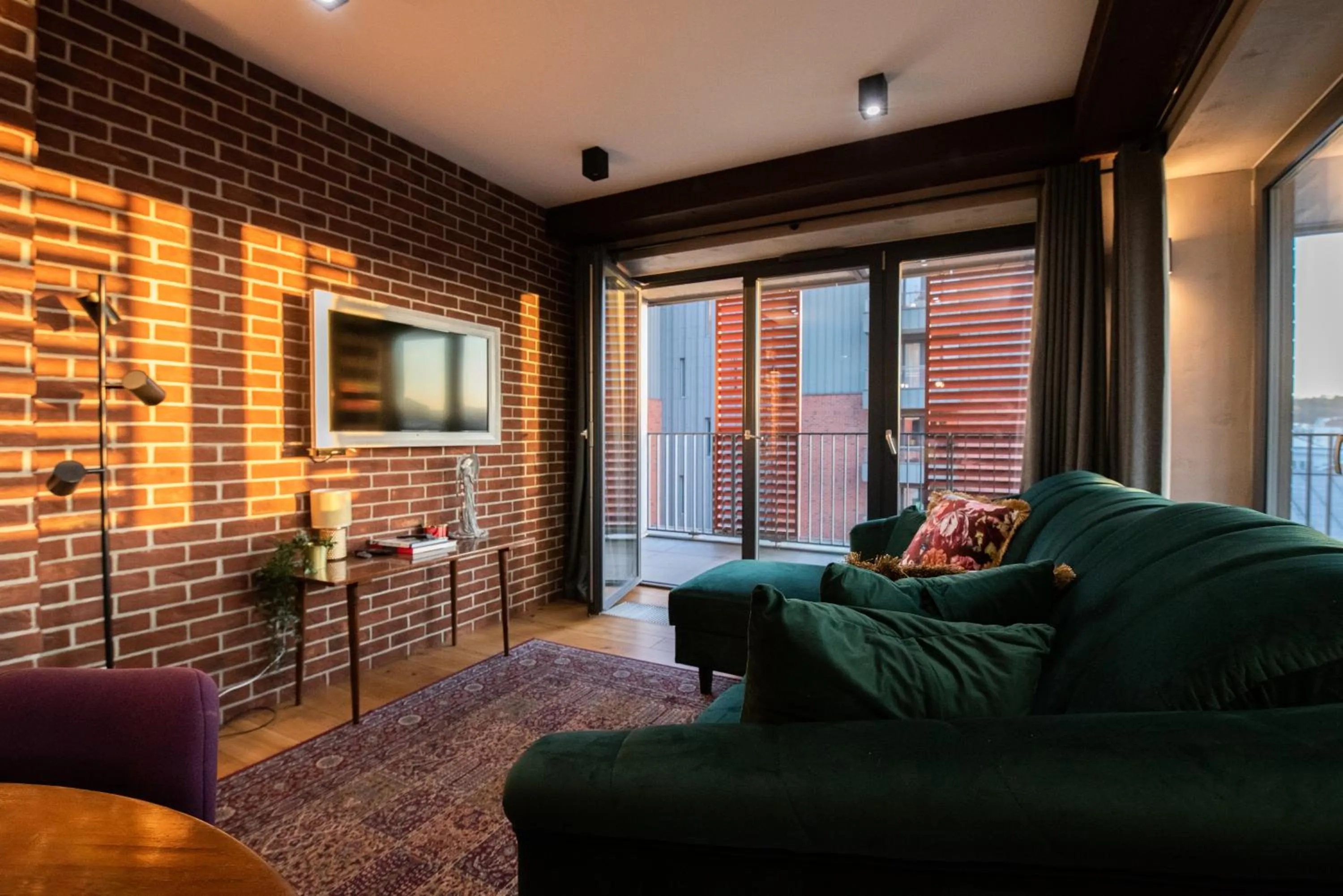 Living room in City Lights Kazimierz