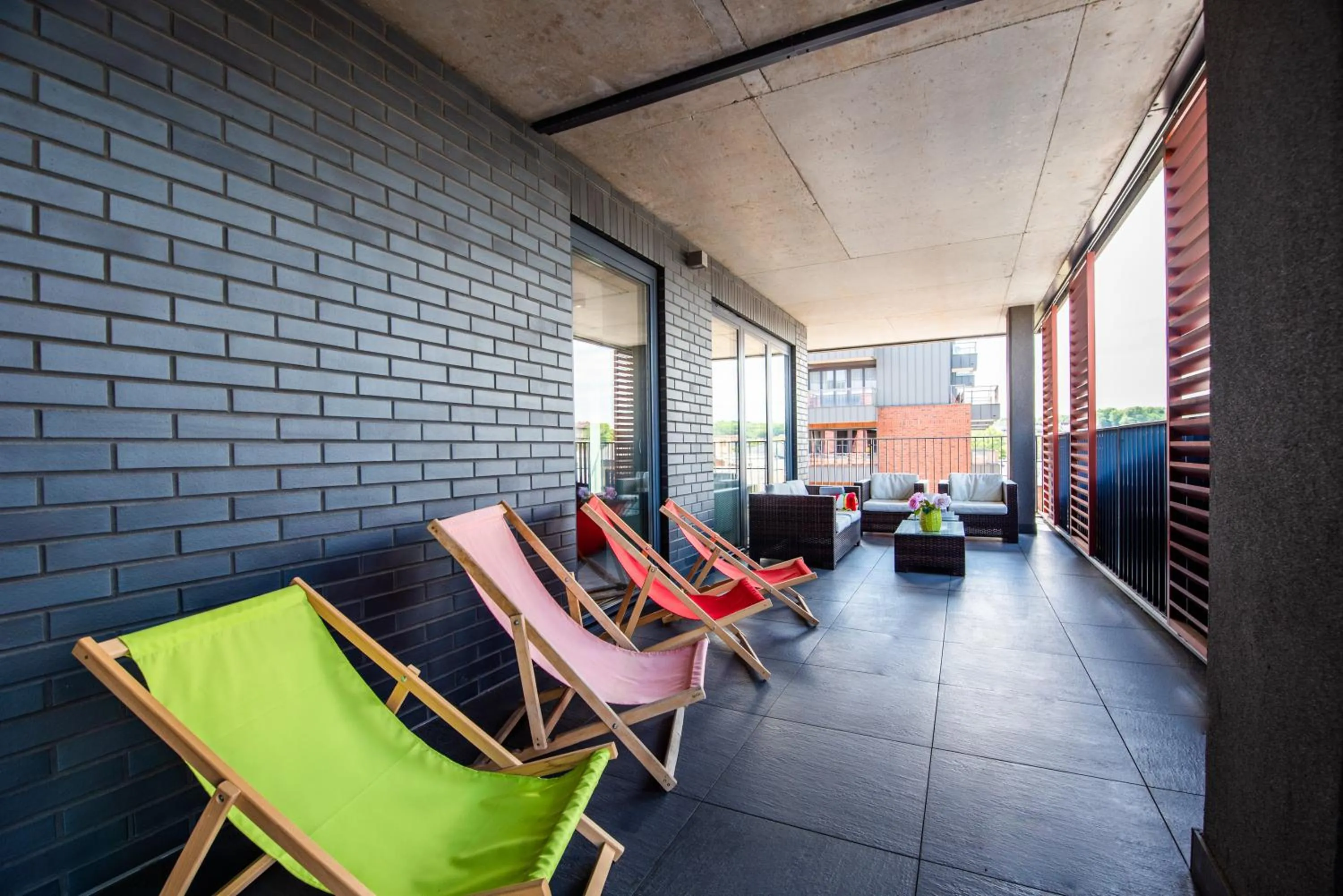Balcony/Terrace in City Lights Kazimierz