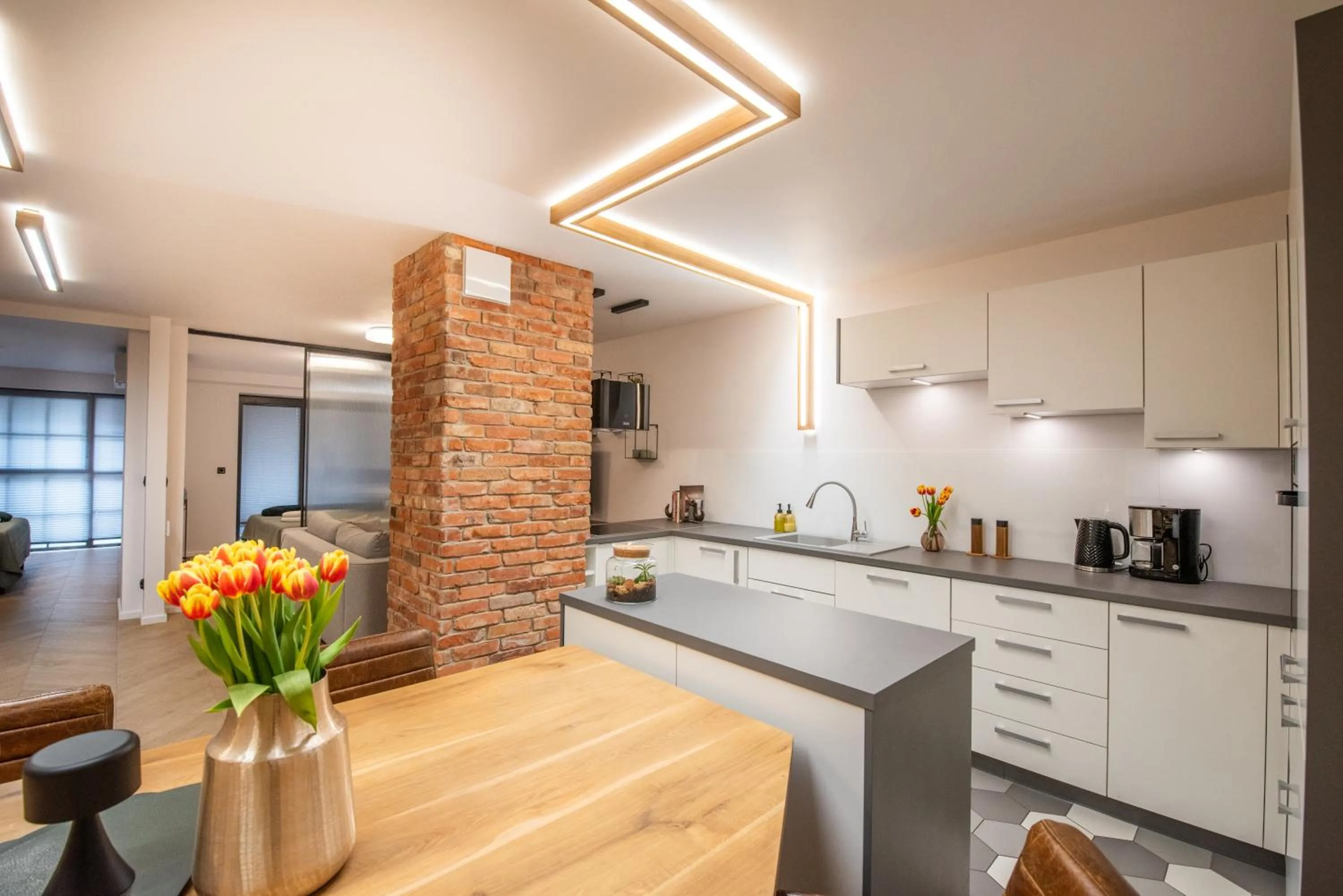 kitchen in City Lights Kazimierz