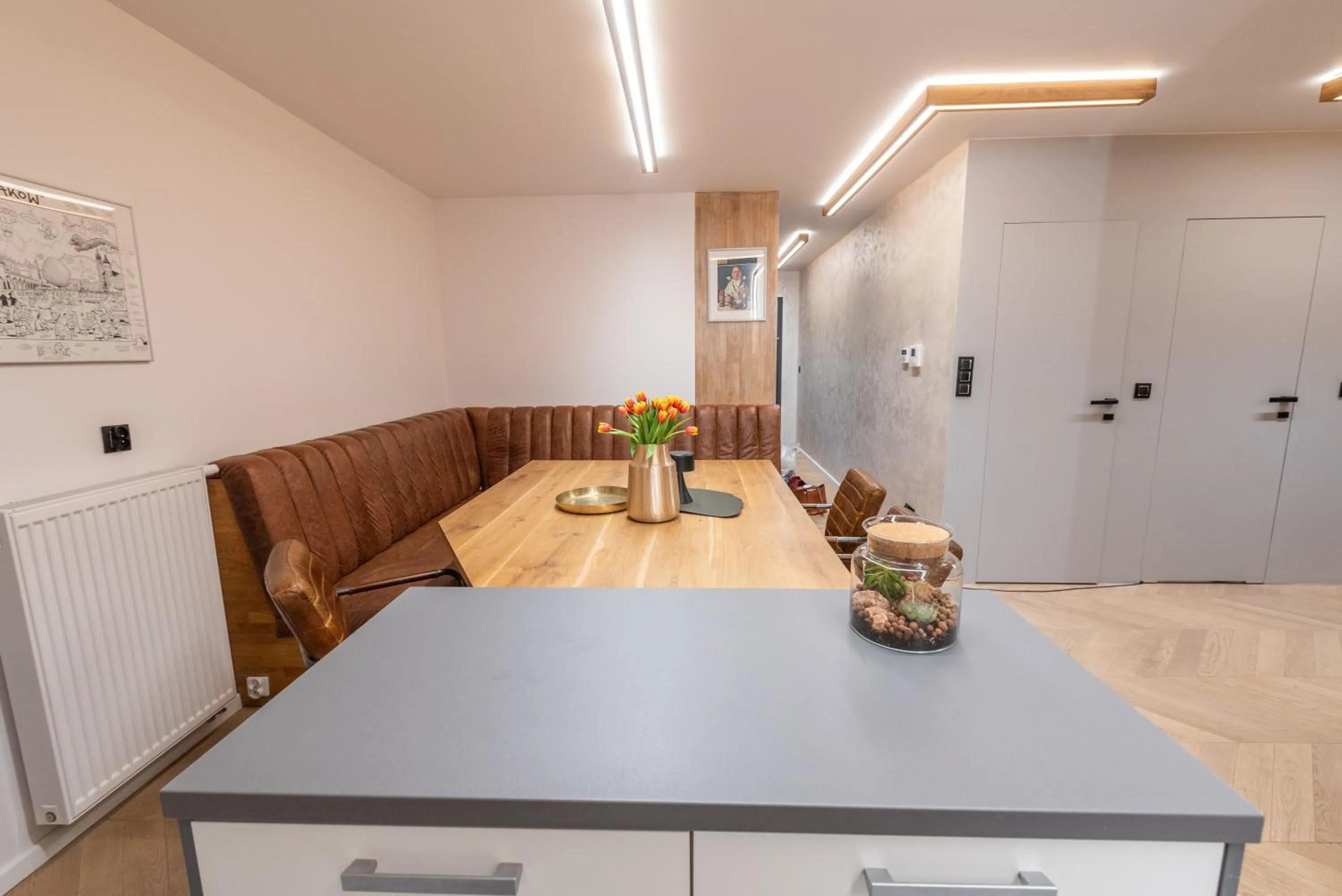 kitchen in City Lights Kazimierz